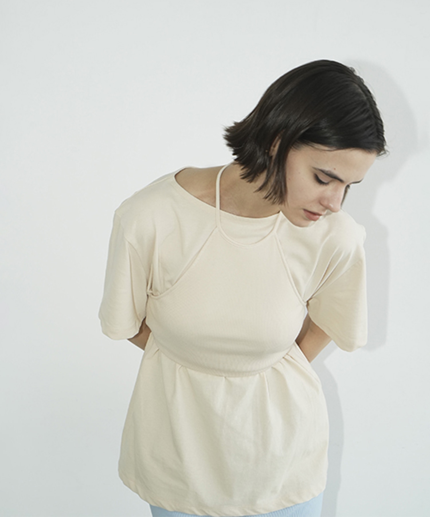 HALTER BUSTIER SET TEE CLANE