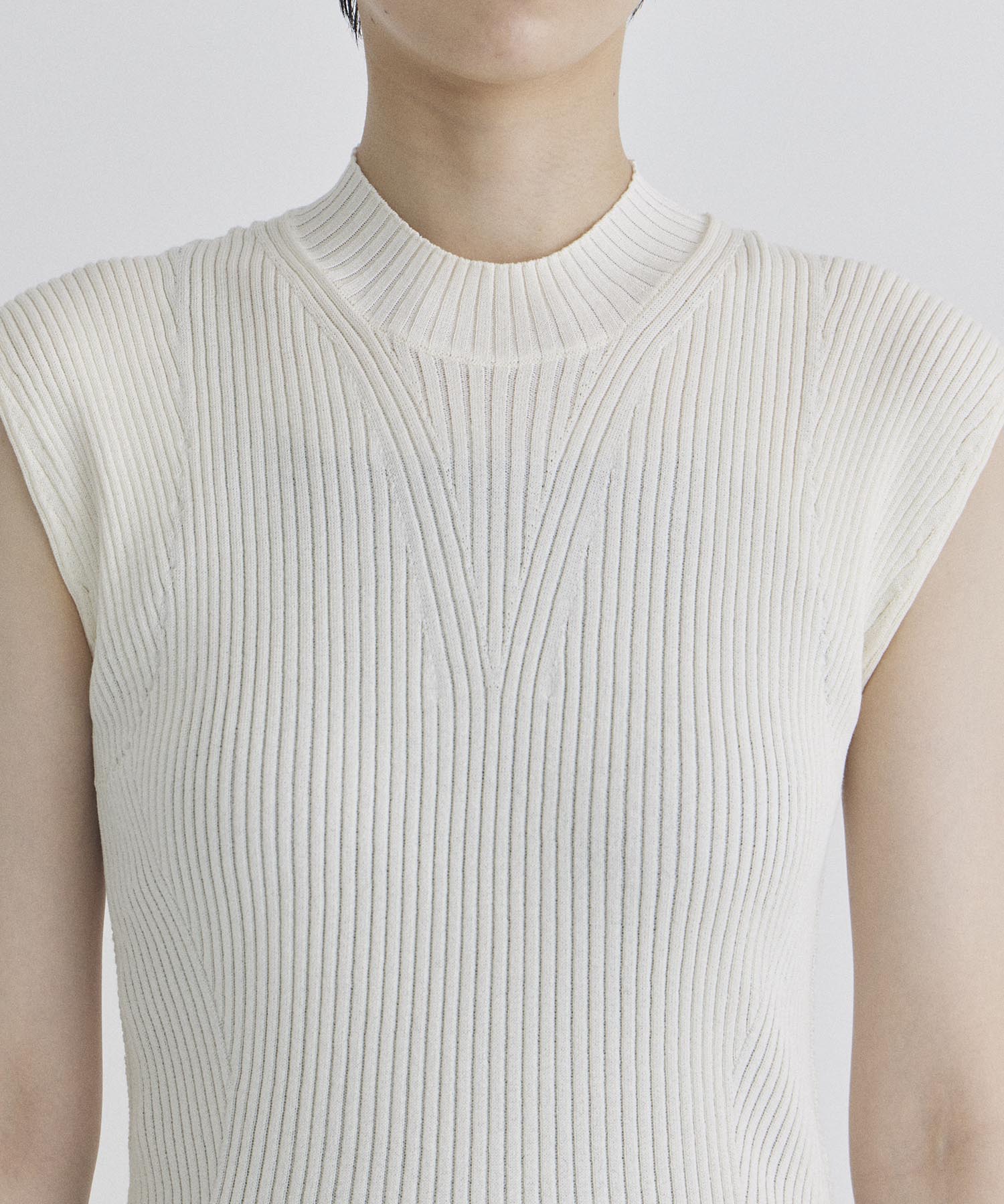 Sleeveless Rib Knit Top STUDIOUS