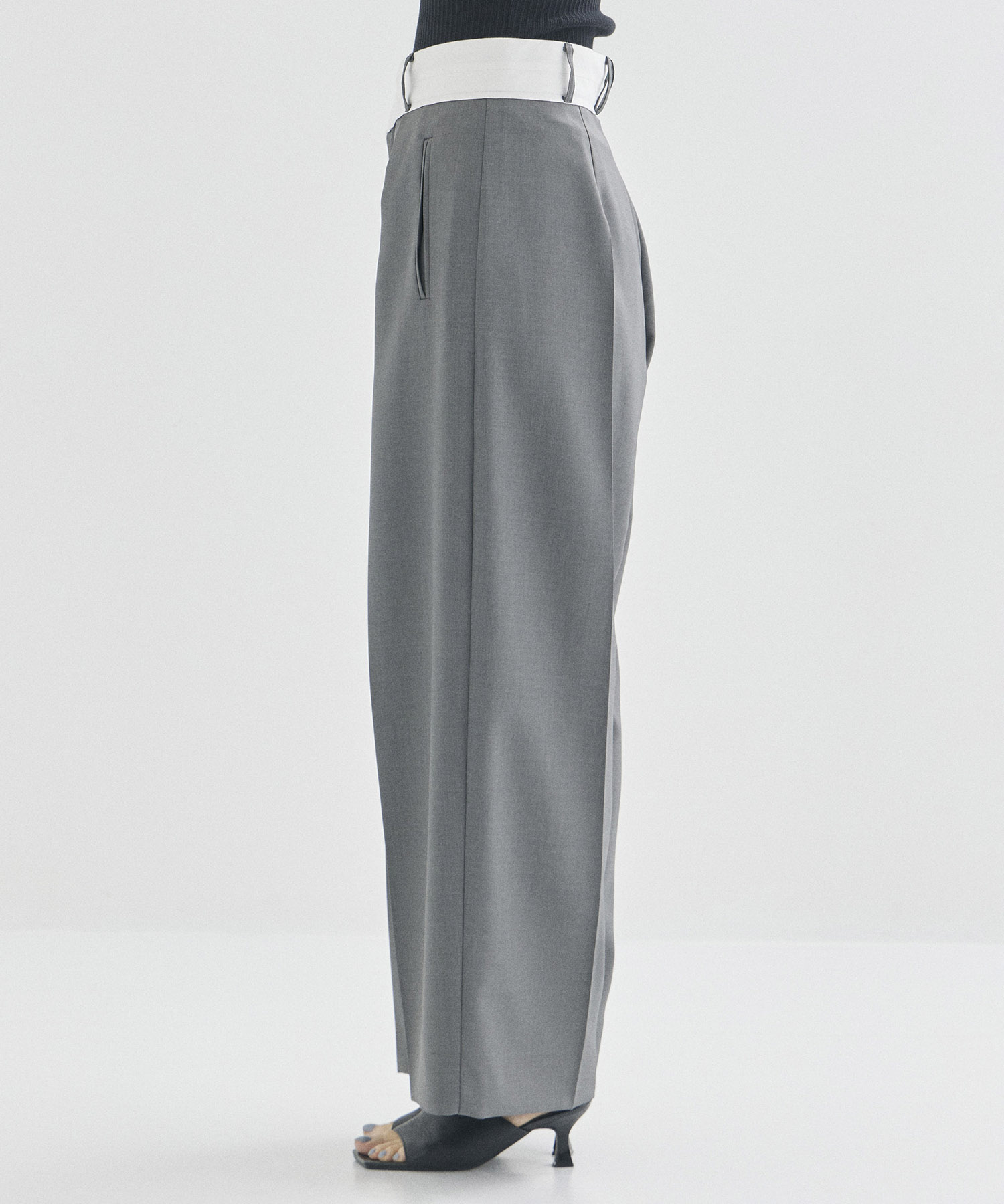 Asymmetric Front Trousers STUDIOUS