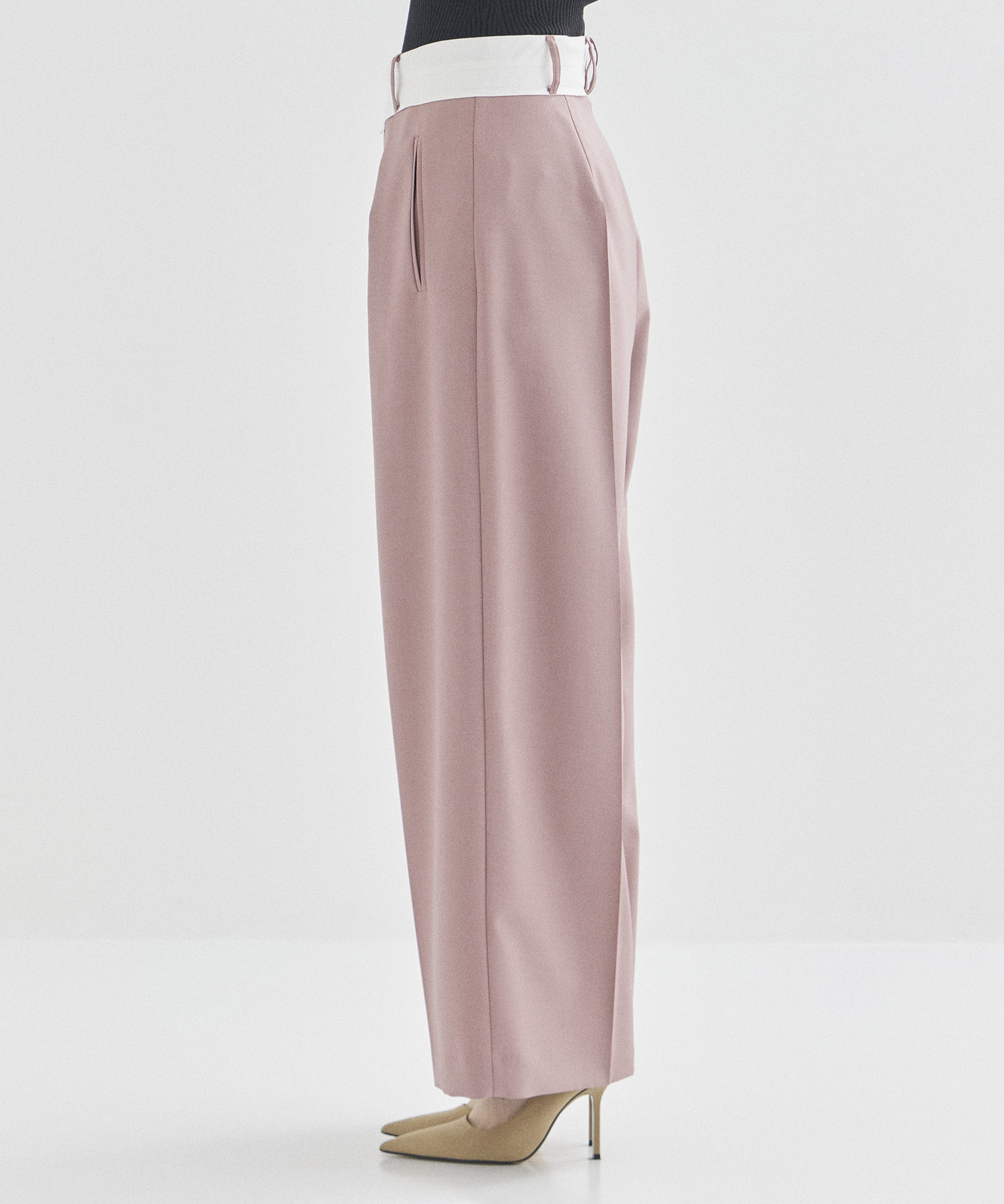 Asymmetric Front Trousers STUDIOUS