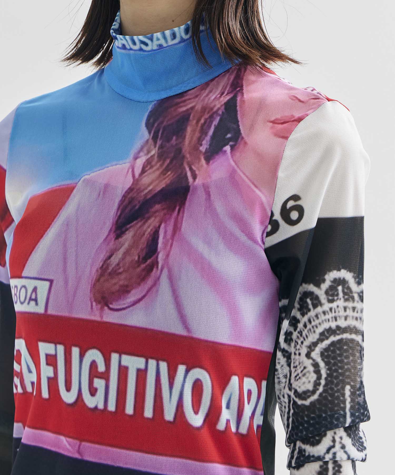 Graphic Mesh Top YOHEI OHNO