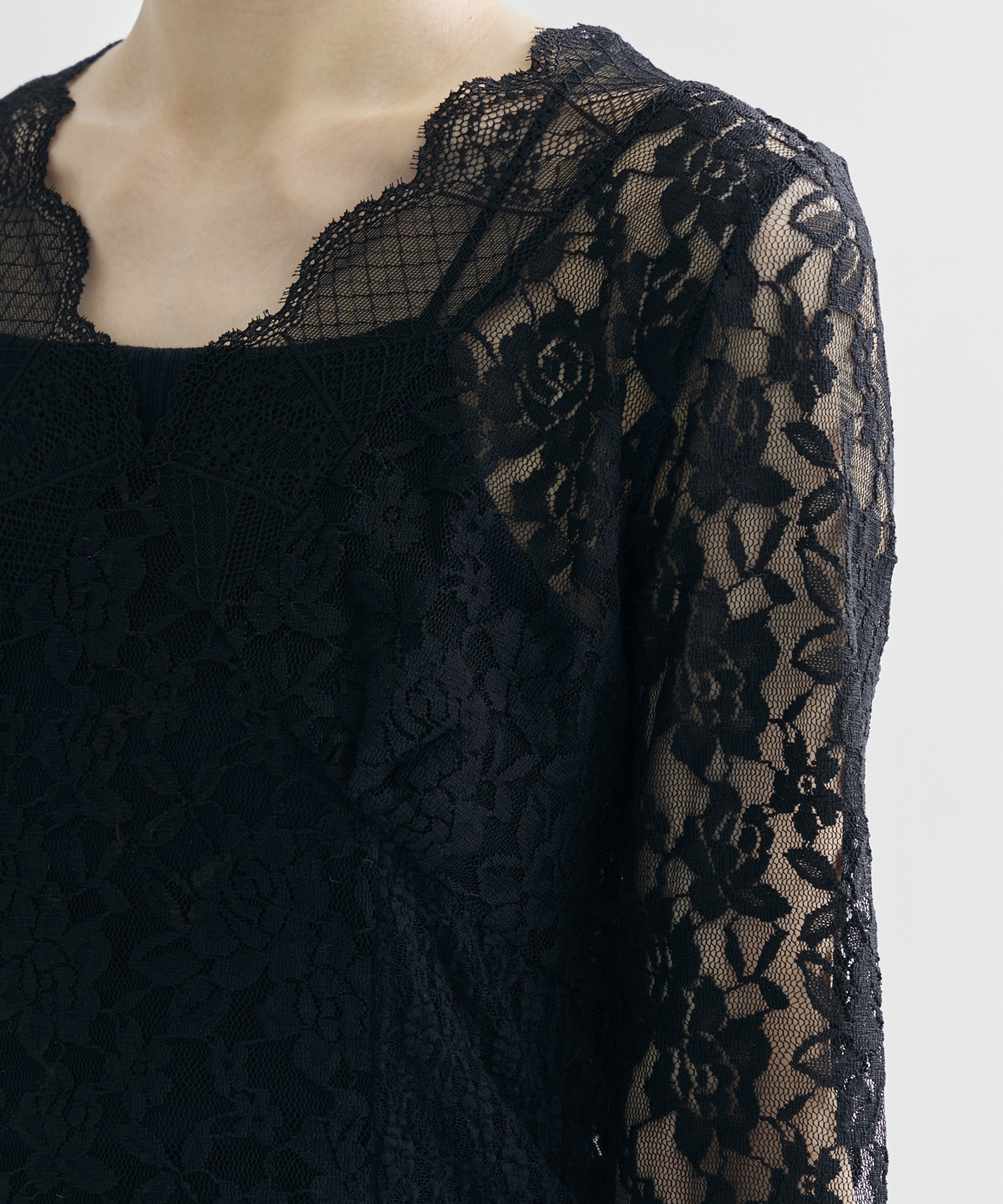 COMBINATION LACE TOP AMERI