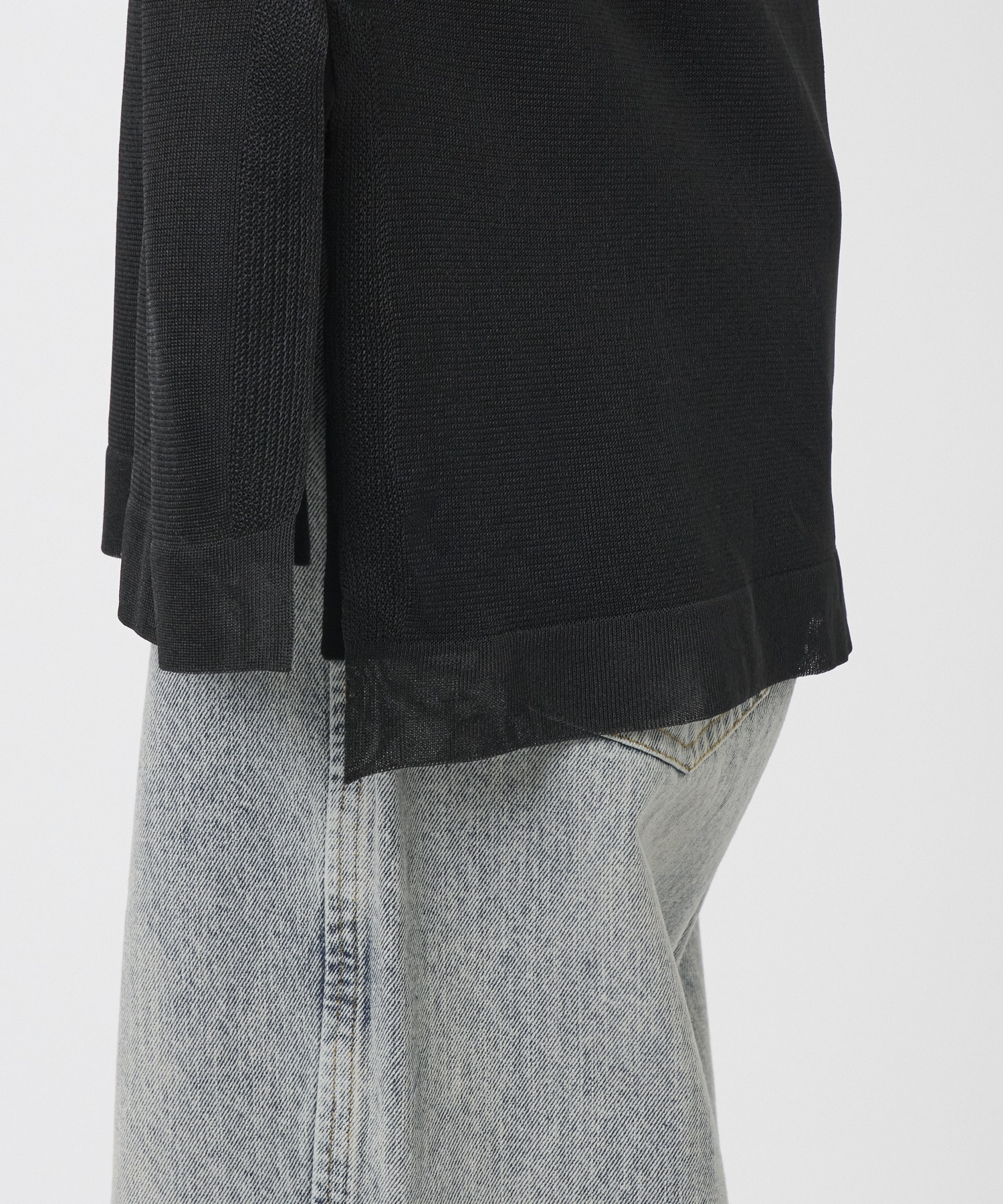 SEE THROUGH LAYERED KNIT UN3D.