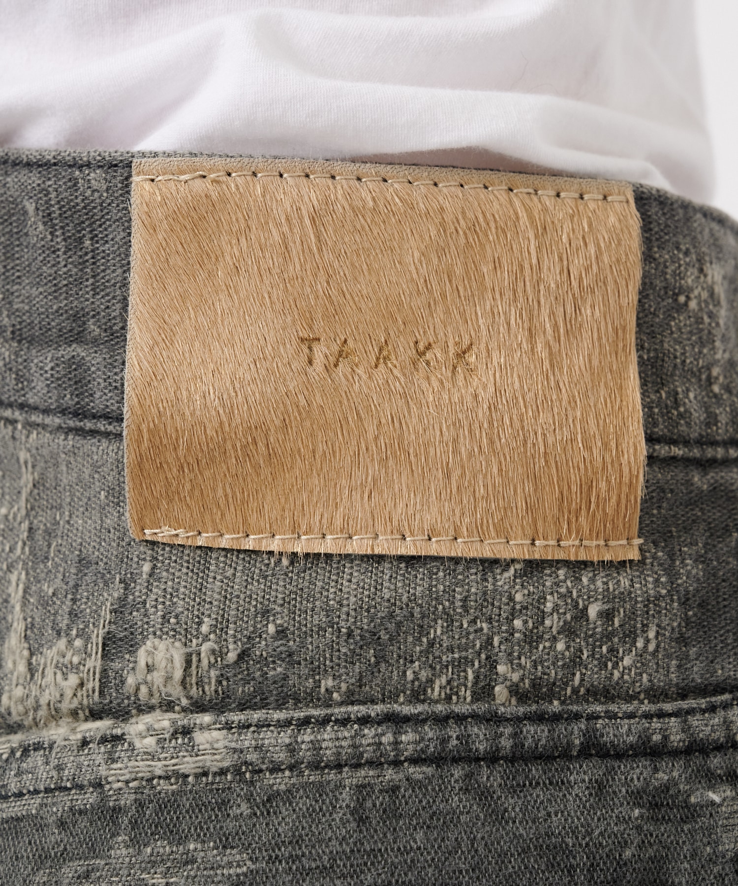 DENIM WIDE PANTS TAAKK