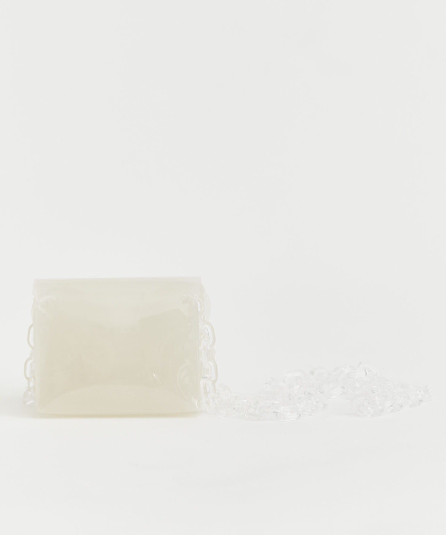 Transparent Sculptural Micro Chain Bag Mame Kurogouchi