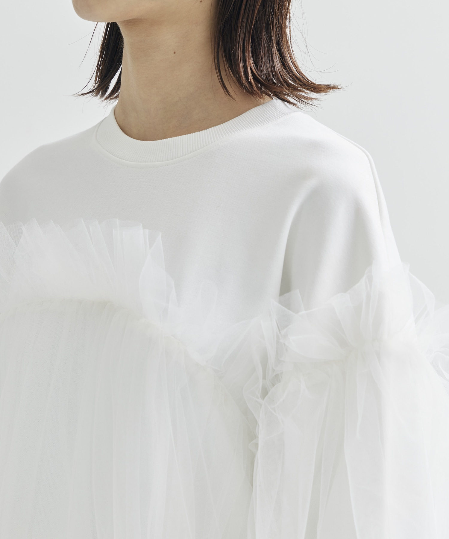 Swell Tulle Sweat Shirt VIVIANO