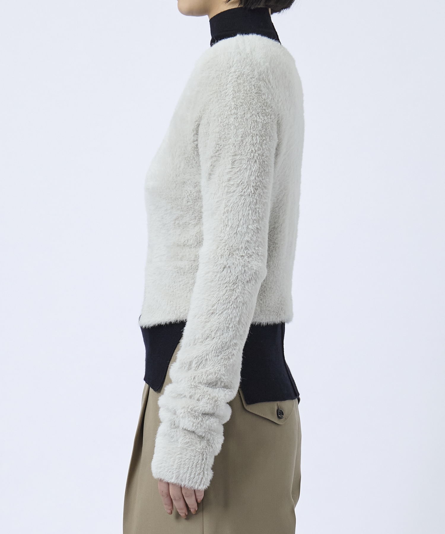 Fur Knit Cardigan STUDIOUS