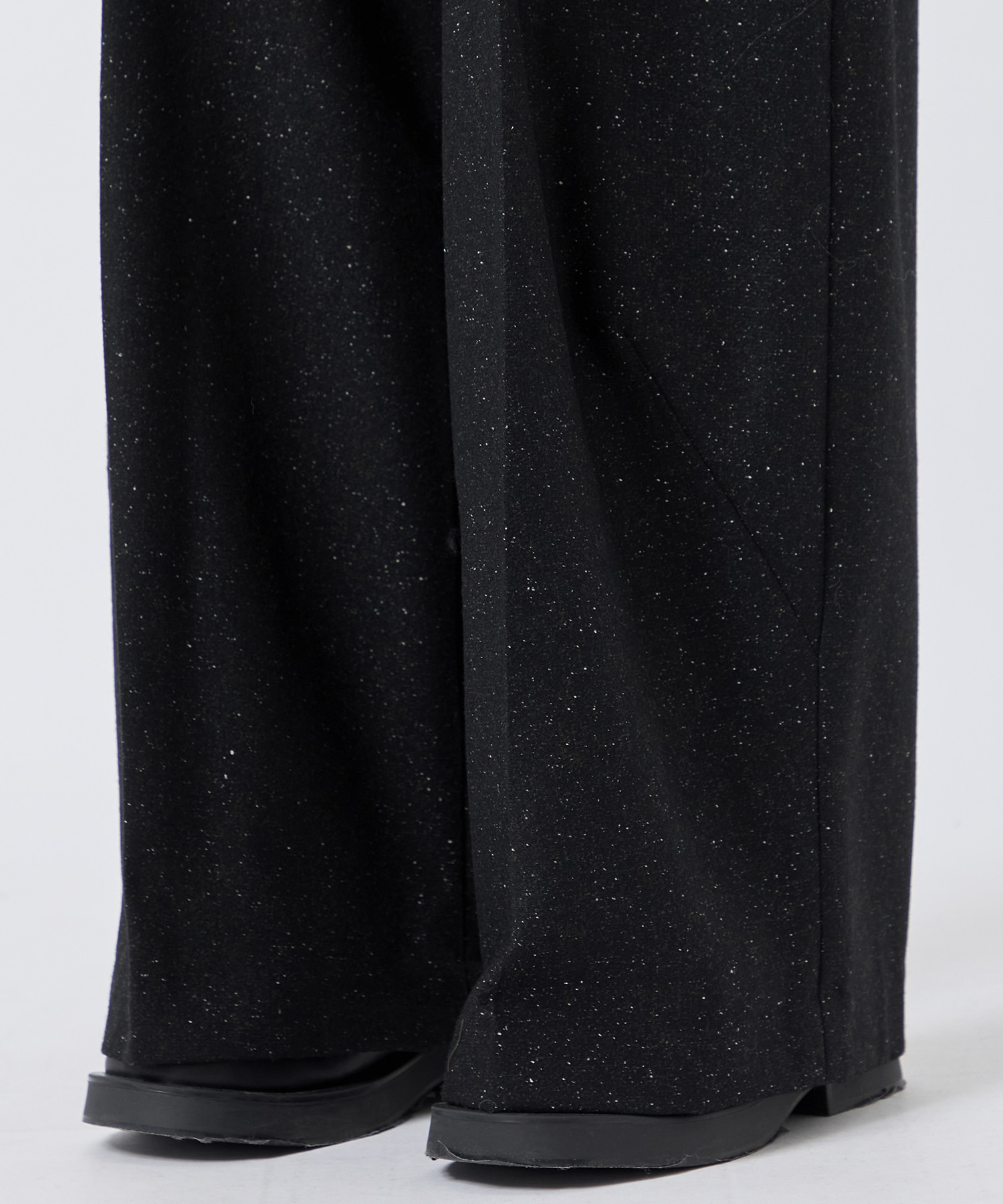 SILK NEP WIDE PANTS IHNN