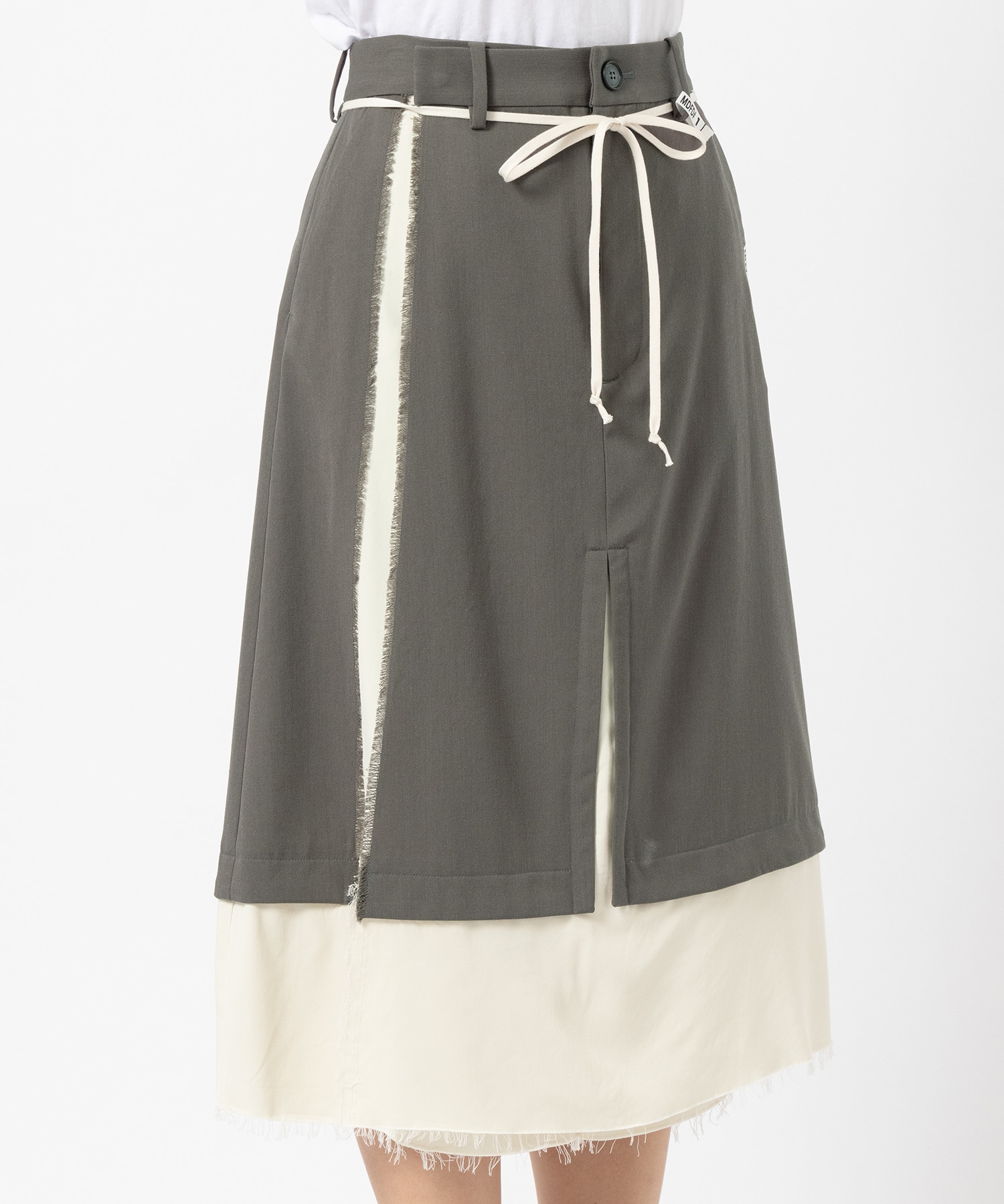 WOOL PASTED SKIRT Maison MIHARA YASUHIRO