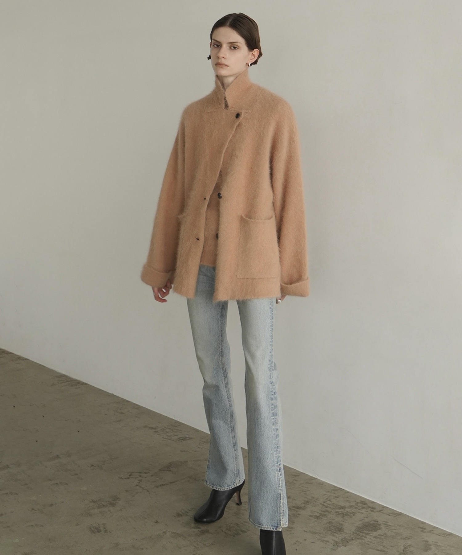 ANGOLA TAILORED KNIT JACKET CLANE