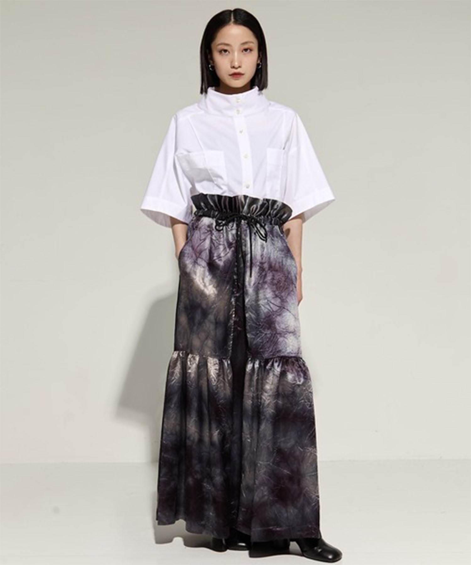2way Collar Cotton Shirt STUDIOUS