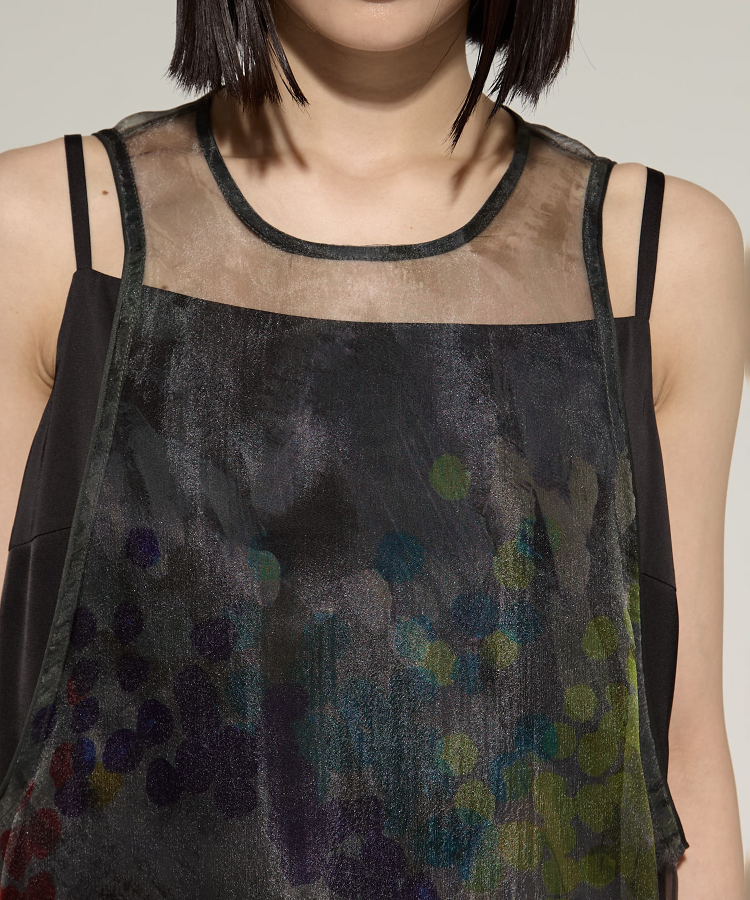 STAMP ART LAYERED DRESS AMERI