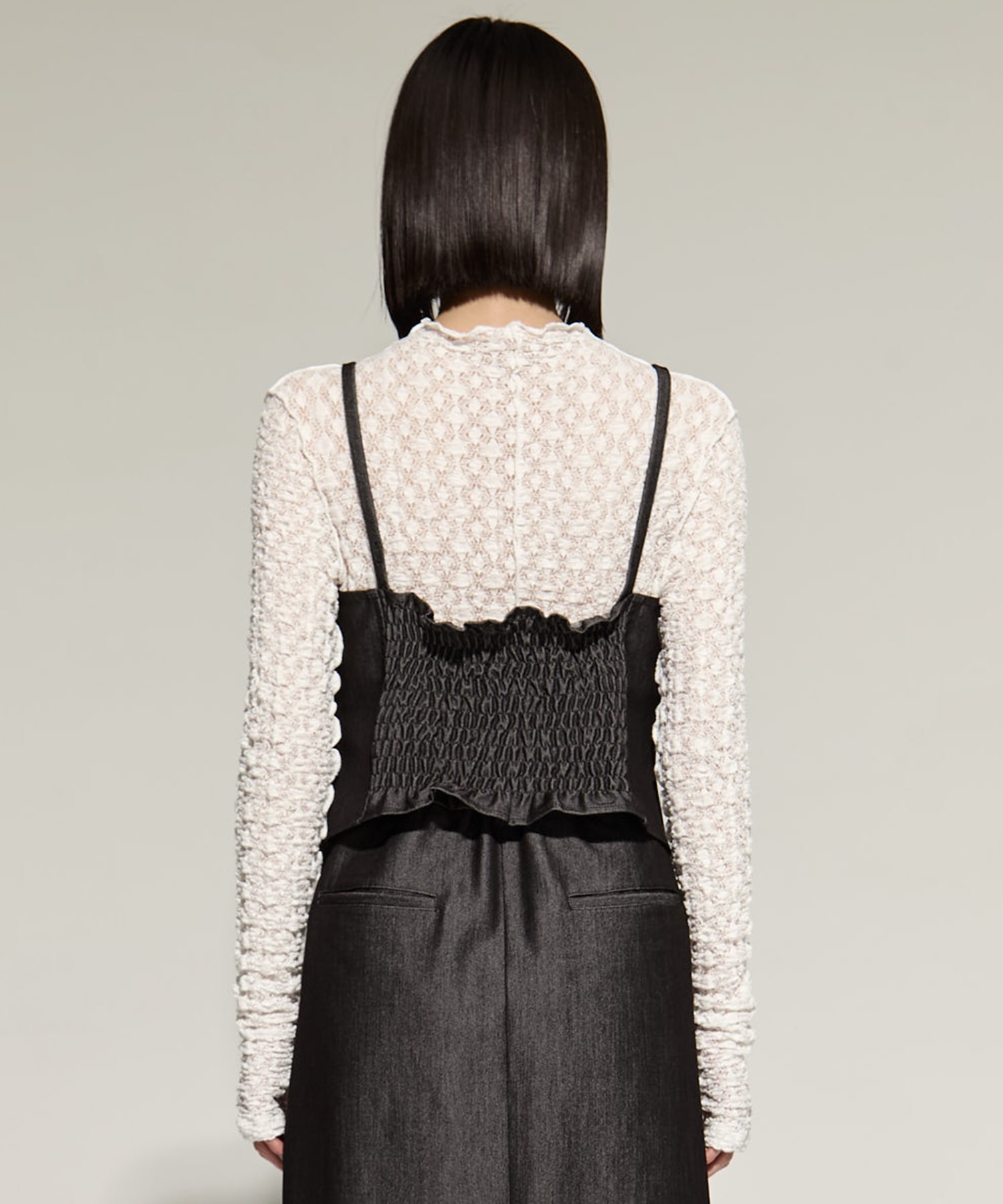 CAMISOLE SET EXTRA LONG SKIRT DRESS AMERI