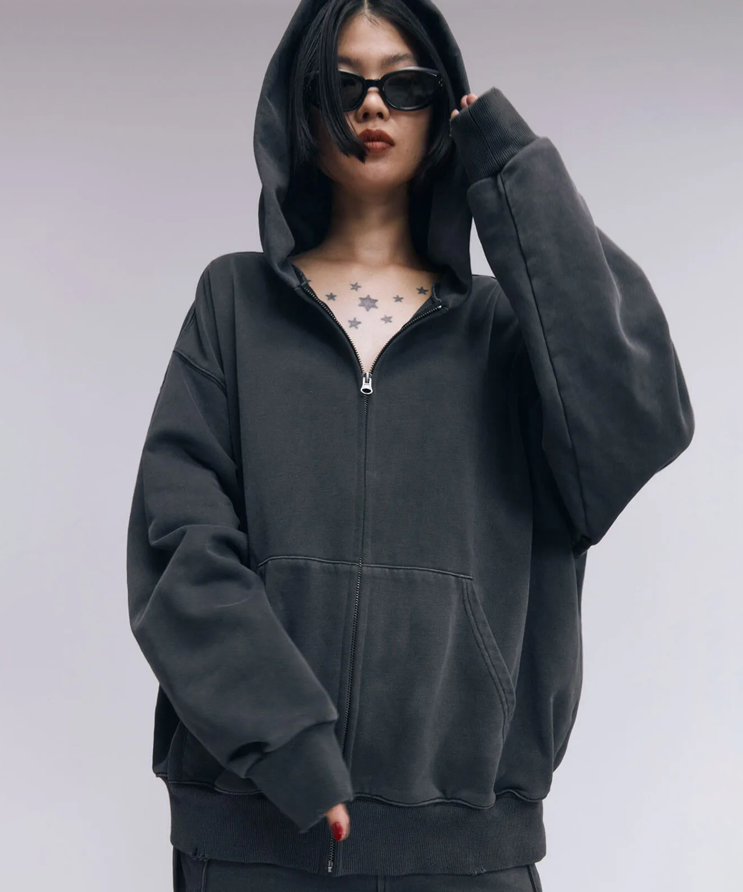 OVERDYE ZIP HOODIE JOSEMOON