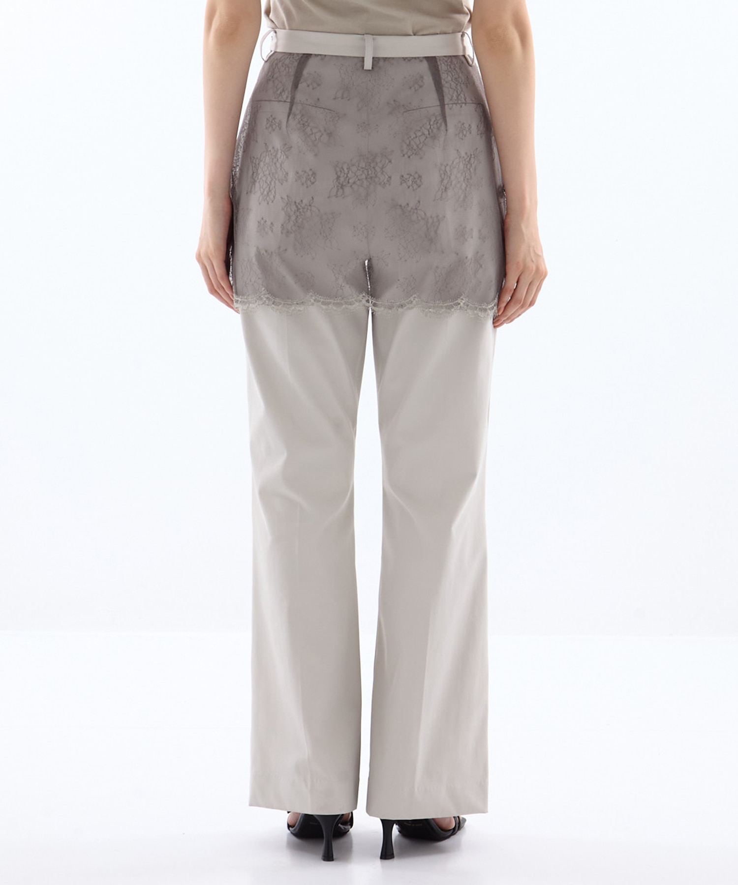 flower tulle skirt pants tanakadaisuke