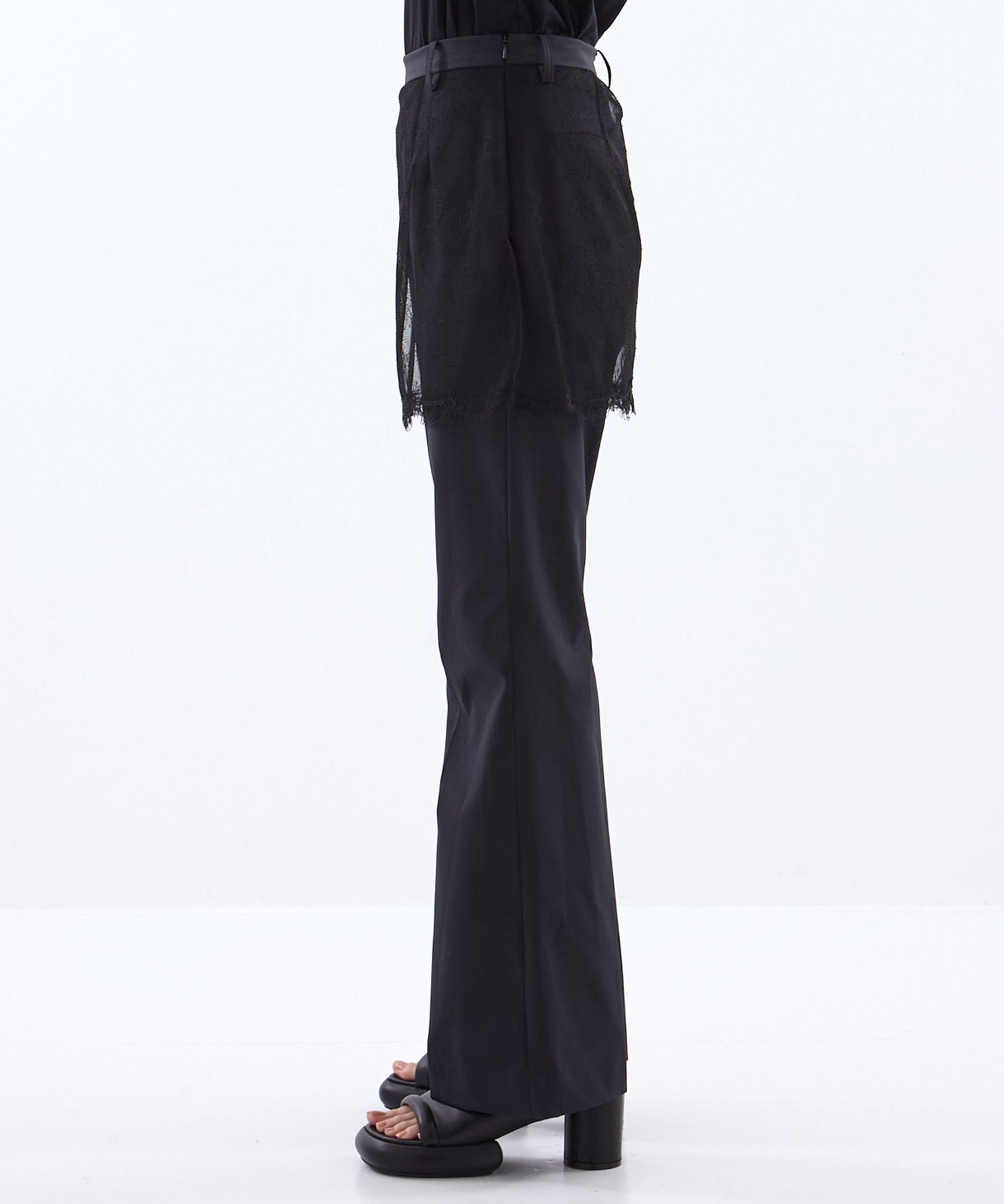 flower tulle skirt pants tanakadaisuke