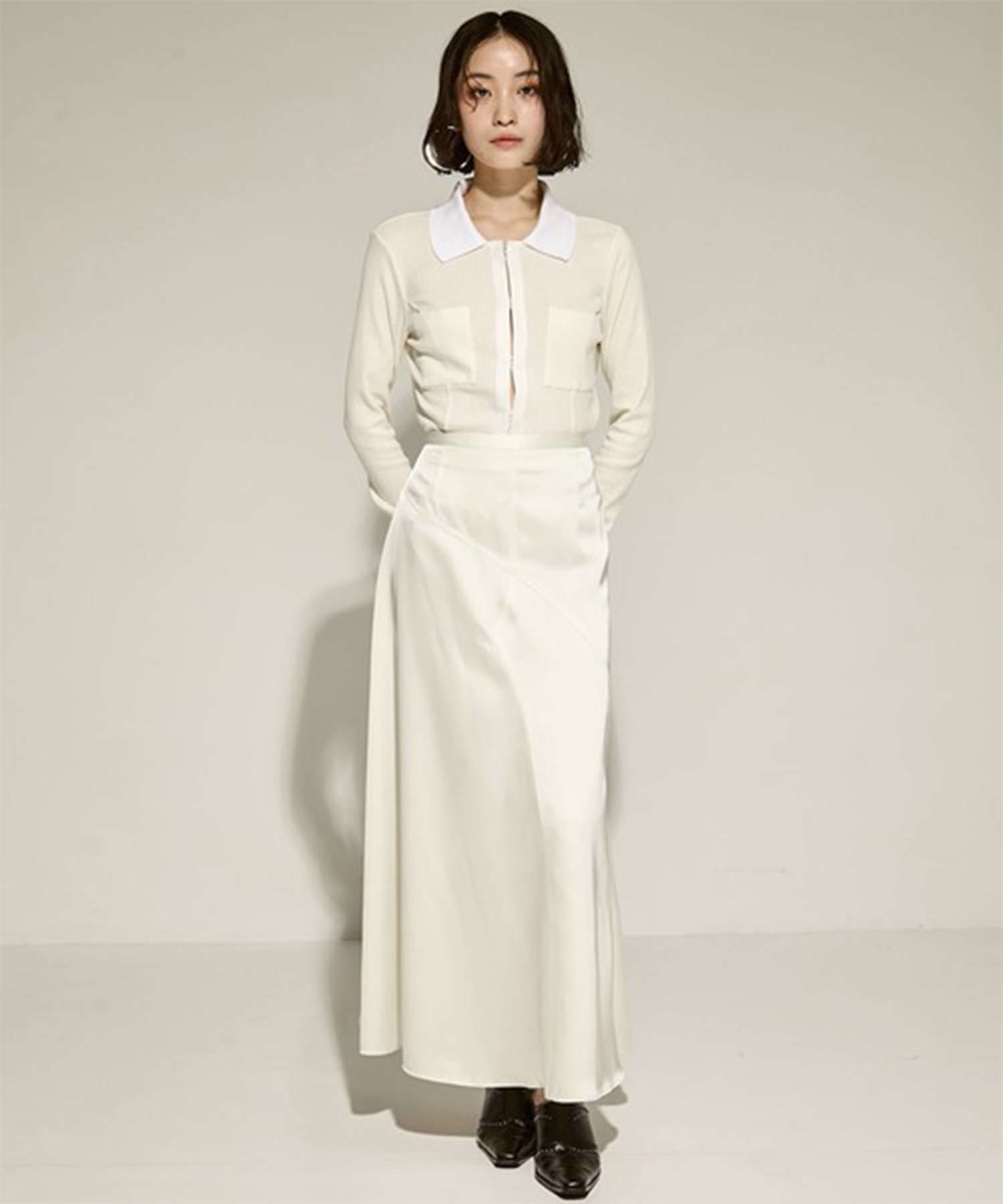 Stretch Satin Skirt STUDIOUS