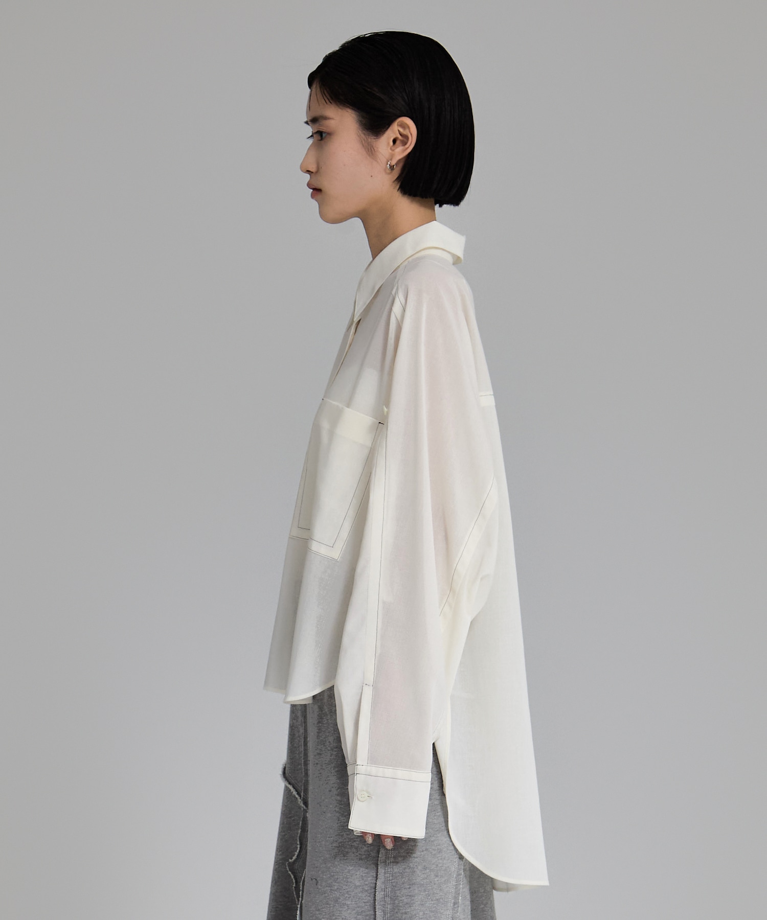 Matte Sheer Over Shirt STUDIOUS