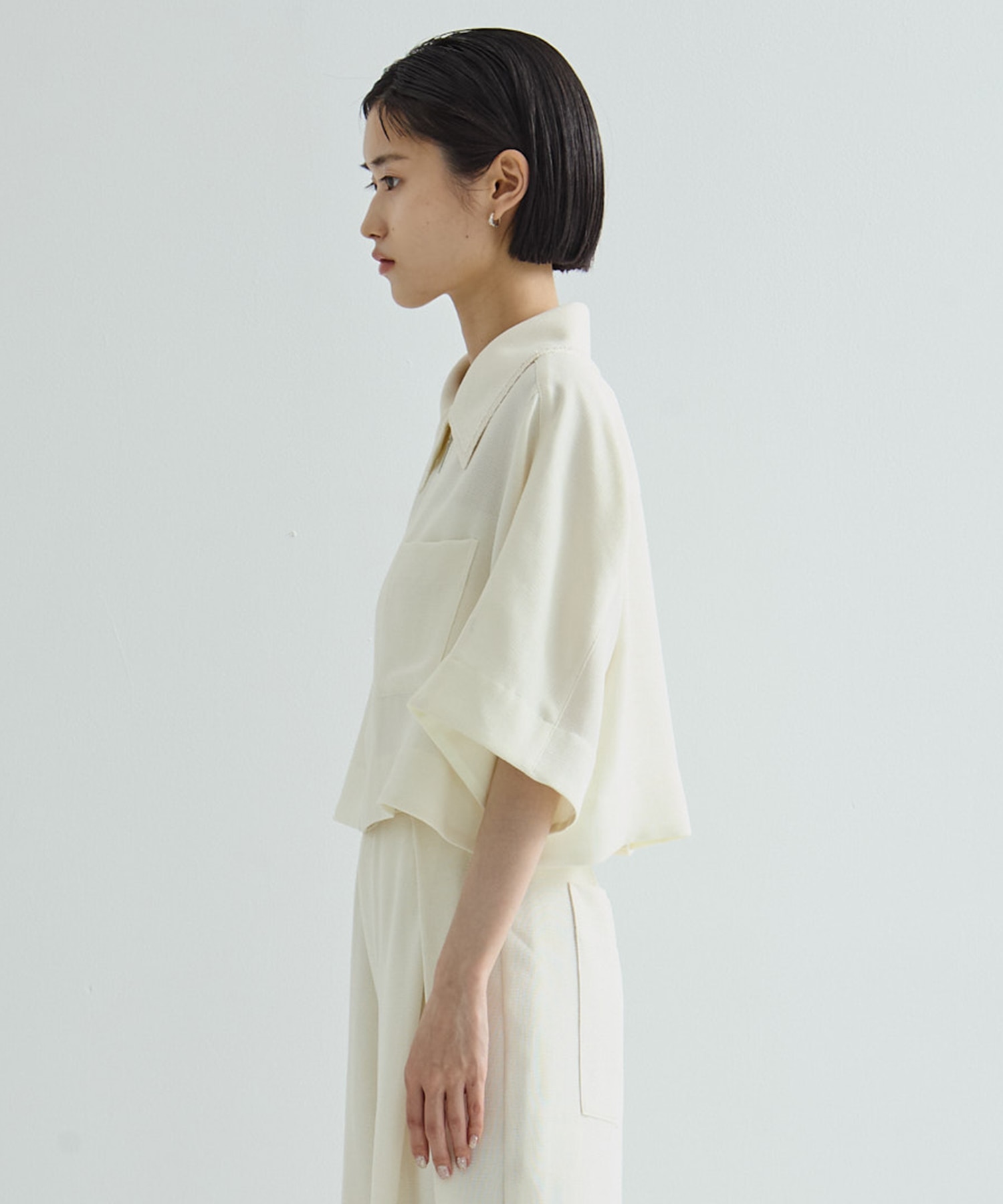 Half Sleeve Mesh Shirt STUDIOUS