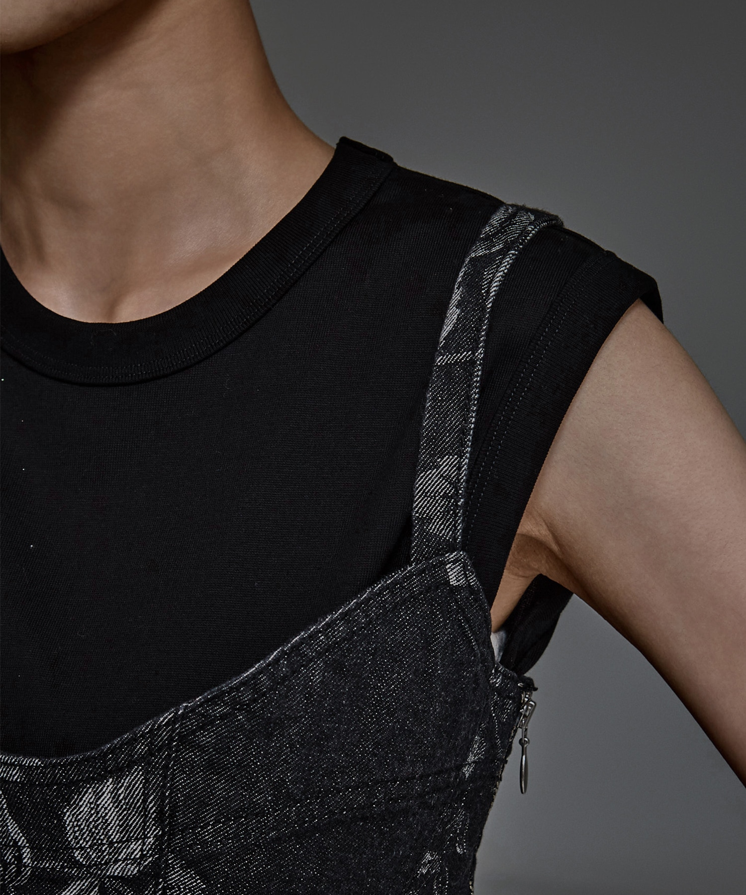 別注 ROSE DENIM BUSTIER FETICO