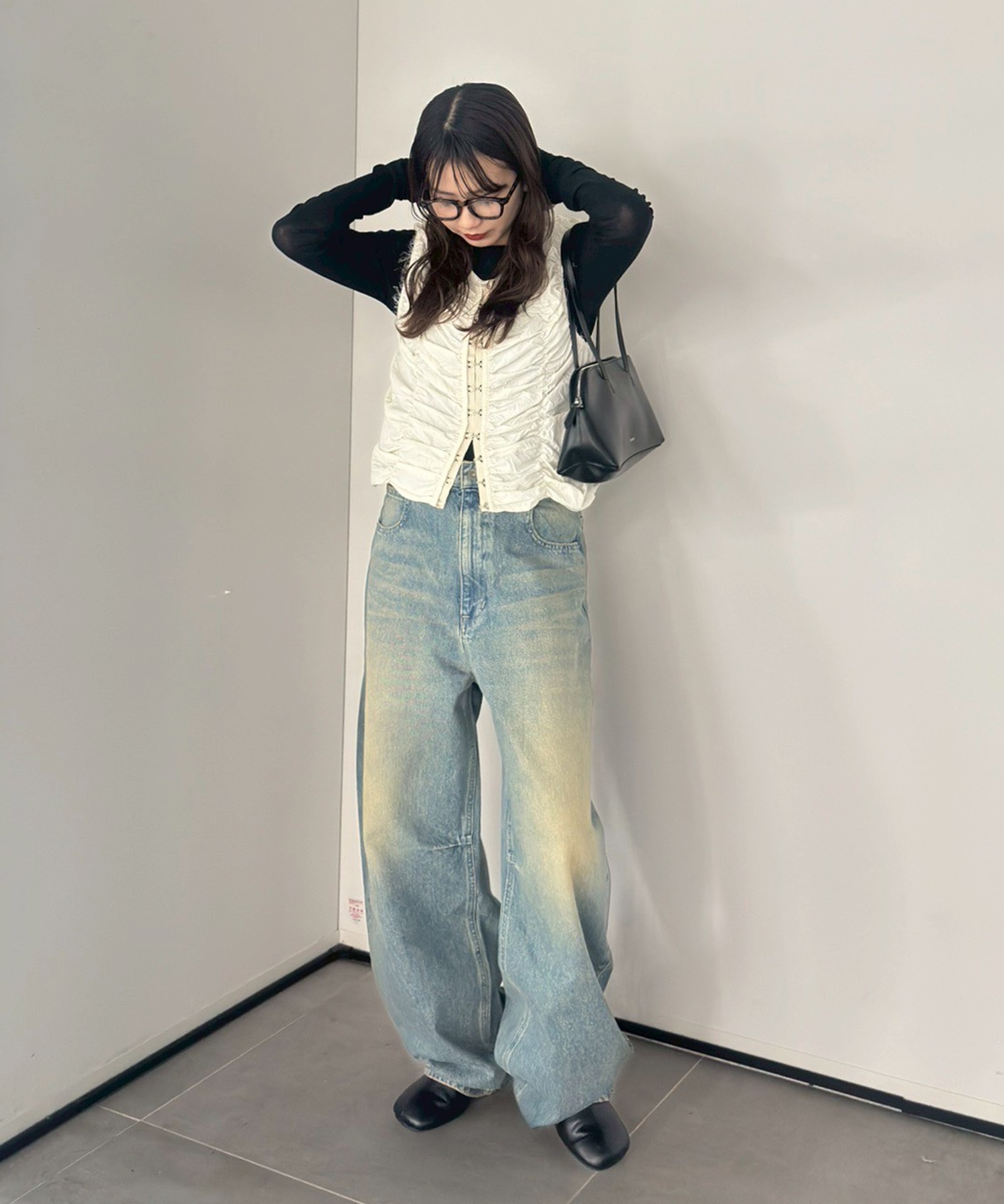 Piping Shirring Blouse TODAYFUL