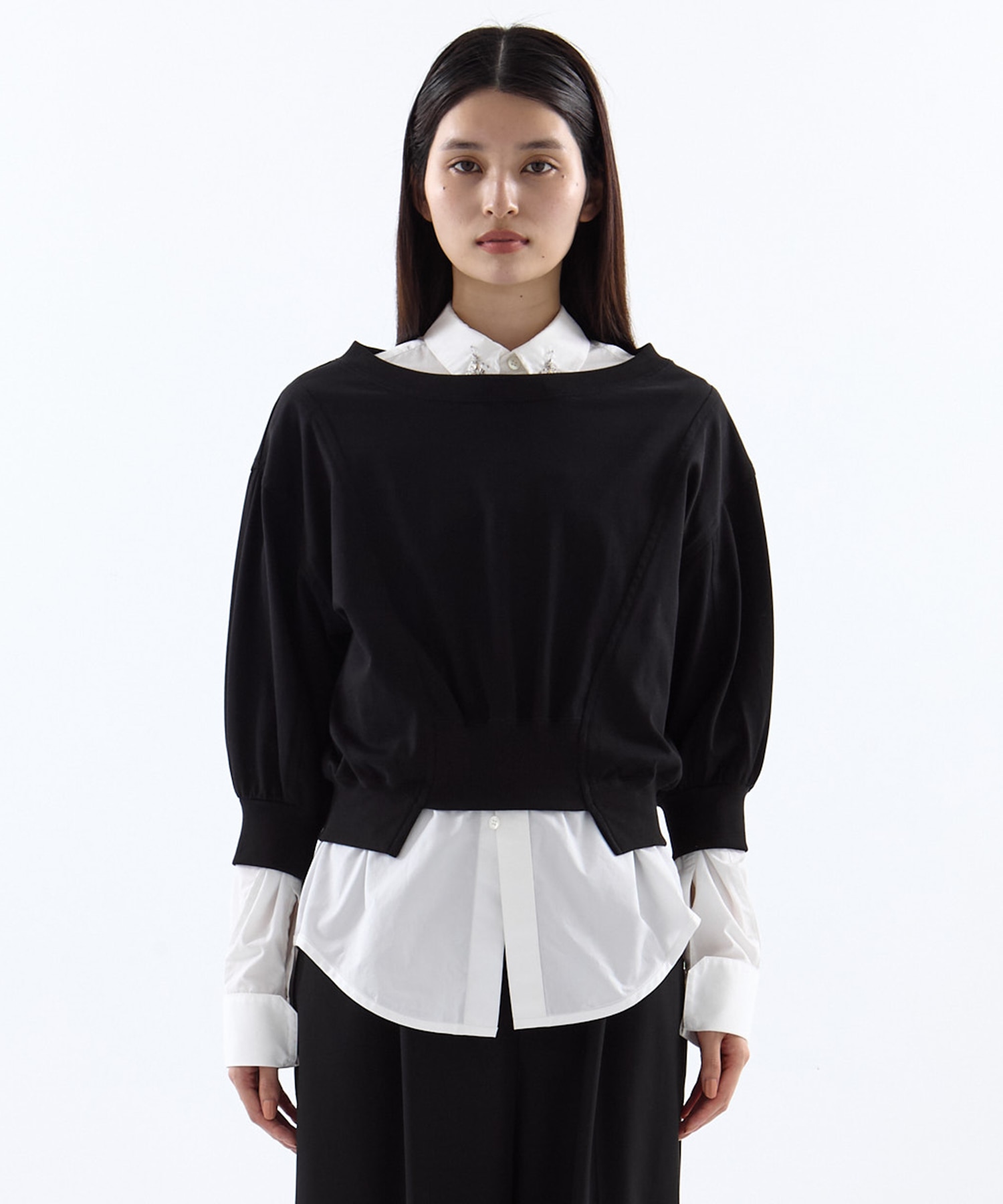 2WAY VOLUME SLEEVE TOPS STUDIOUS