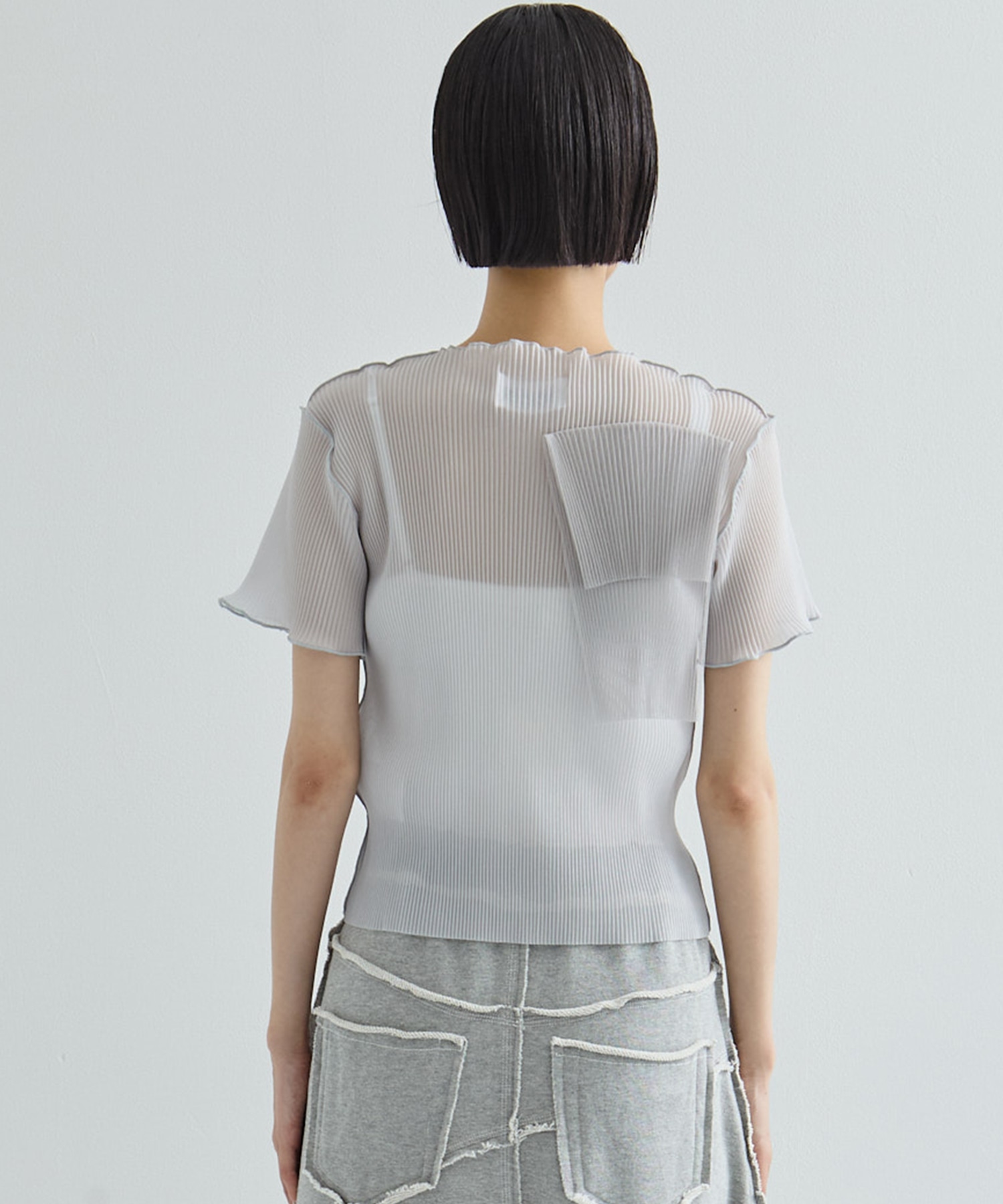別注SHEER SHORT SLEEVE TOP kotohayokozawa