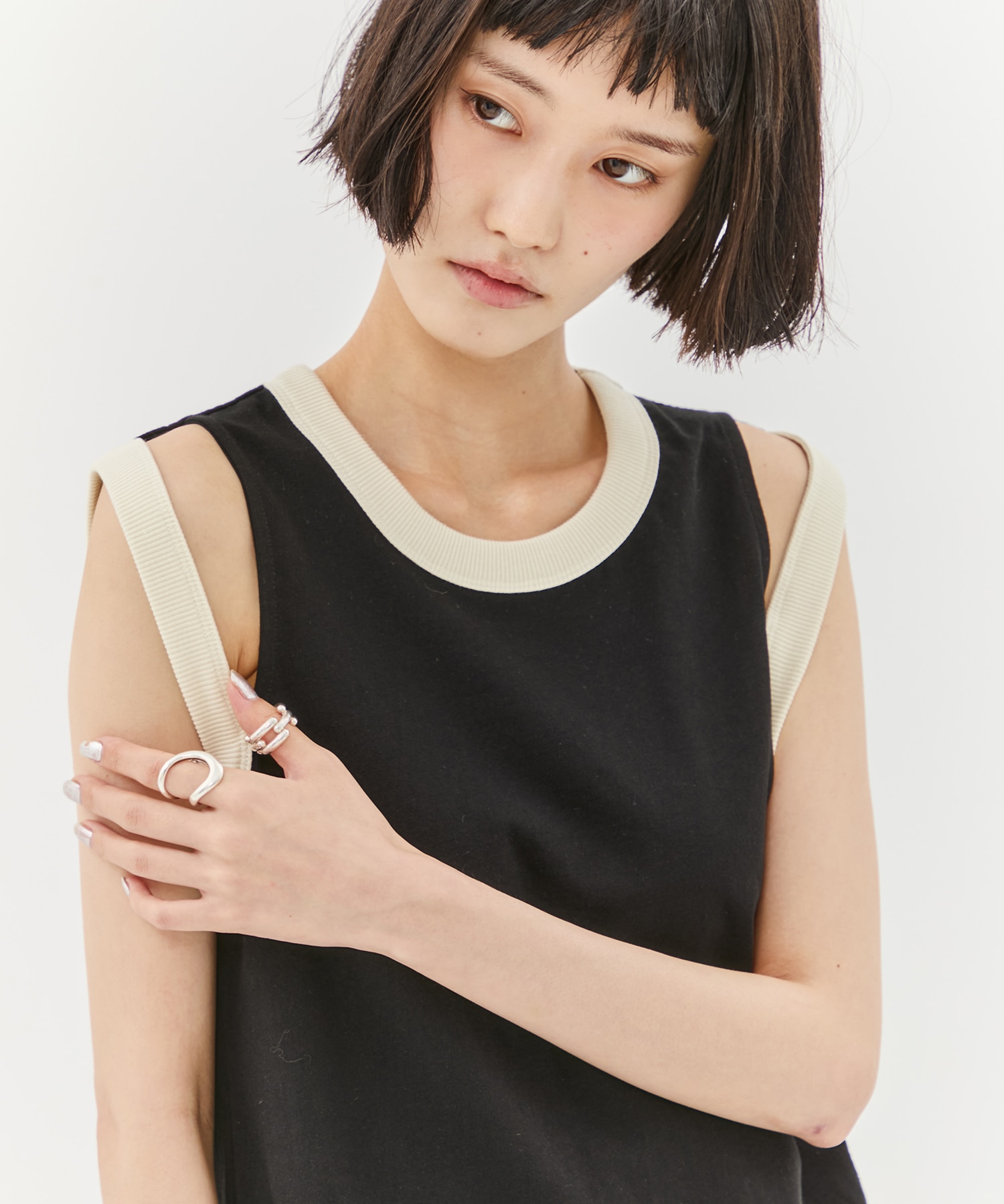 別注RINGER TANK TOP CINOH