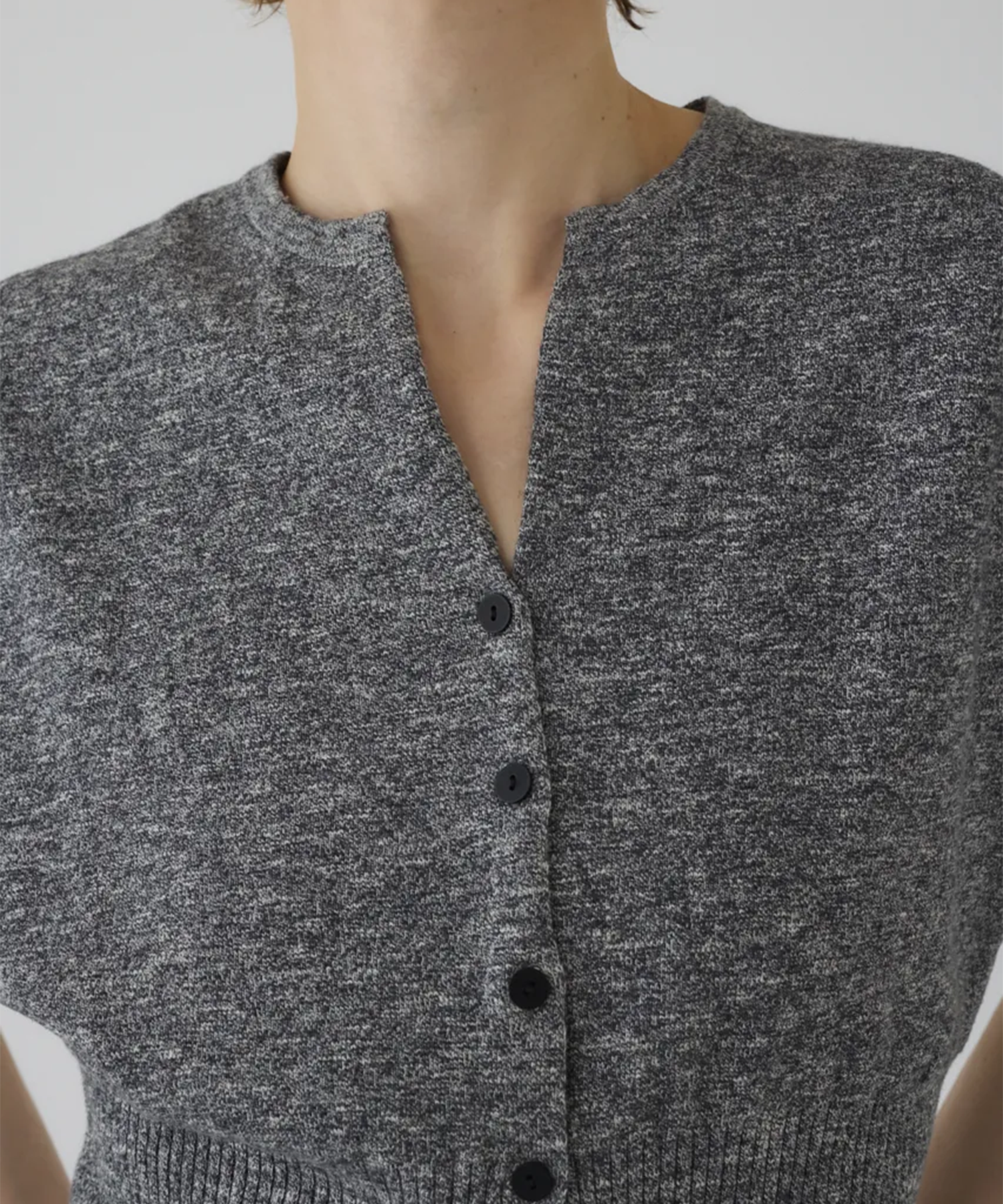 Mix yarn rib knit RIM.ARK
