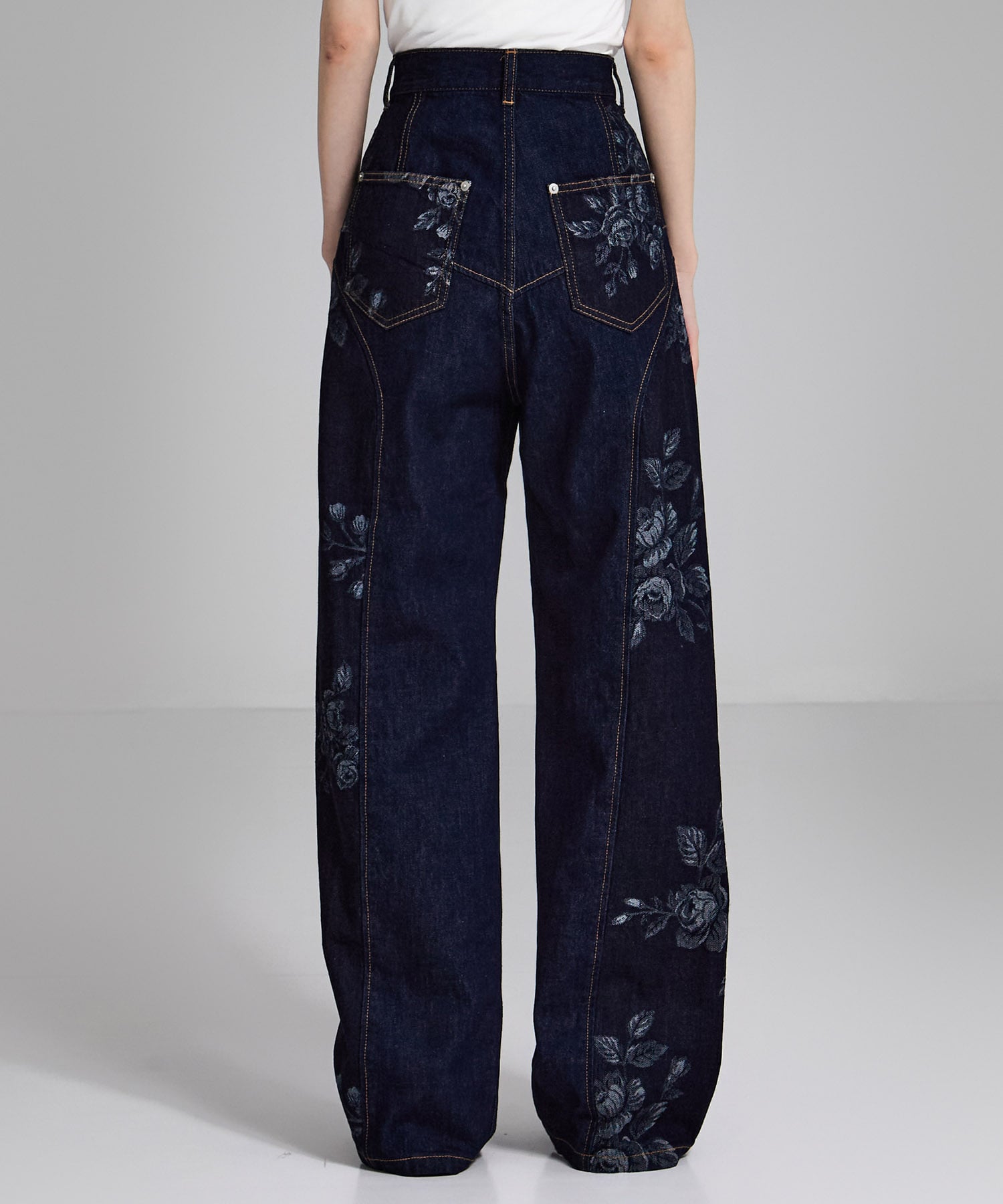 別注  ROSE DENIM PANTS FETICO