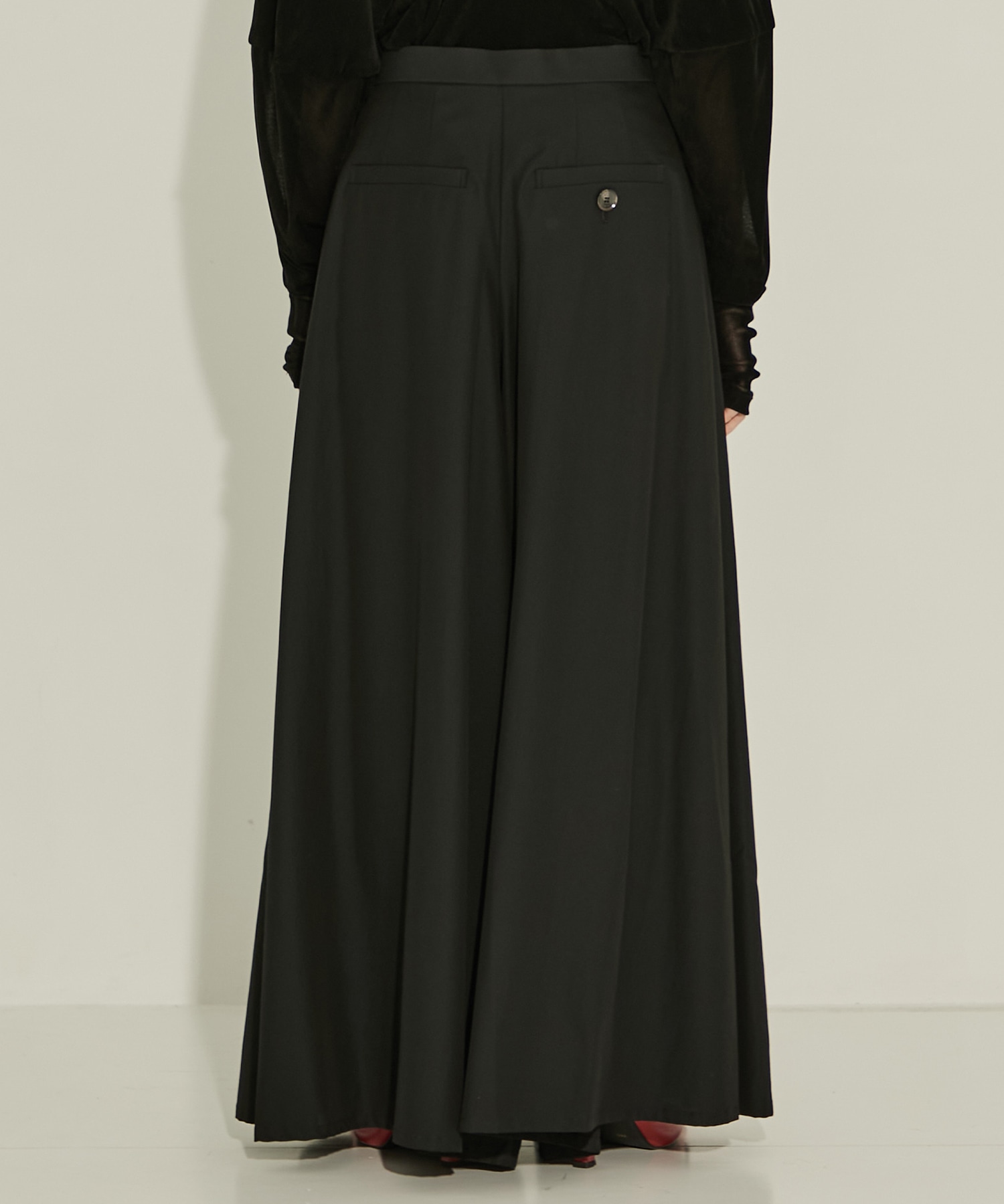 Clarisse hakama pants(1 BLACK): AKIRANAKA: WOMENS｜ STUDIOUS