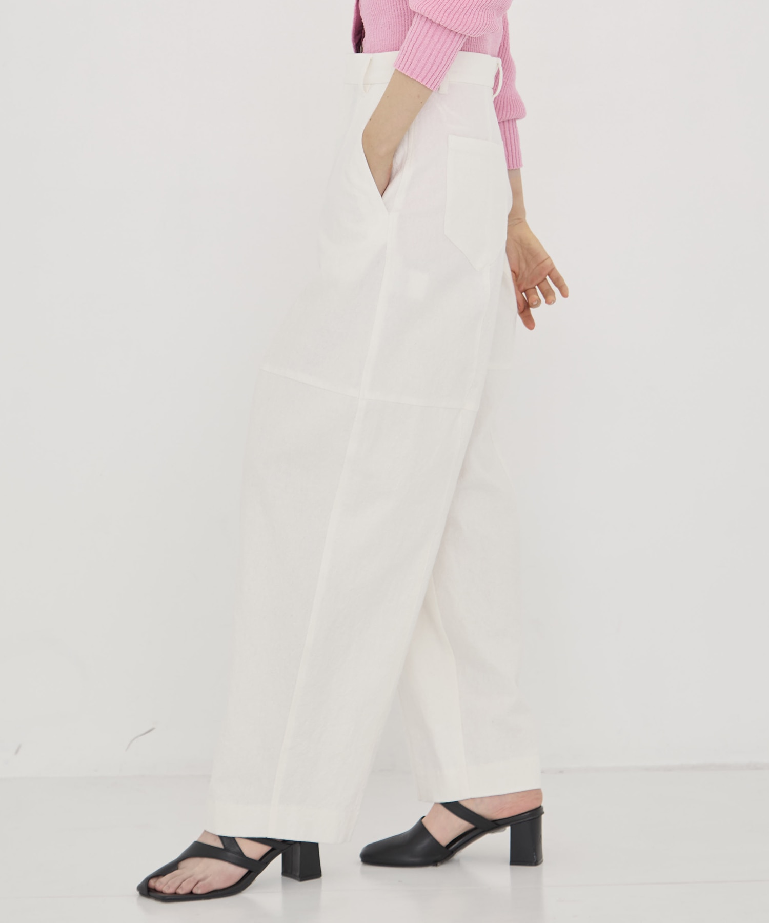 Miriam panel pants AKIRANAKA