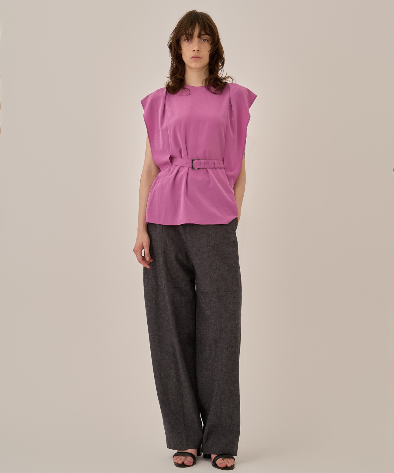 Miriam panel pants AKIRANAKA