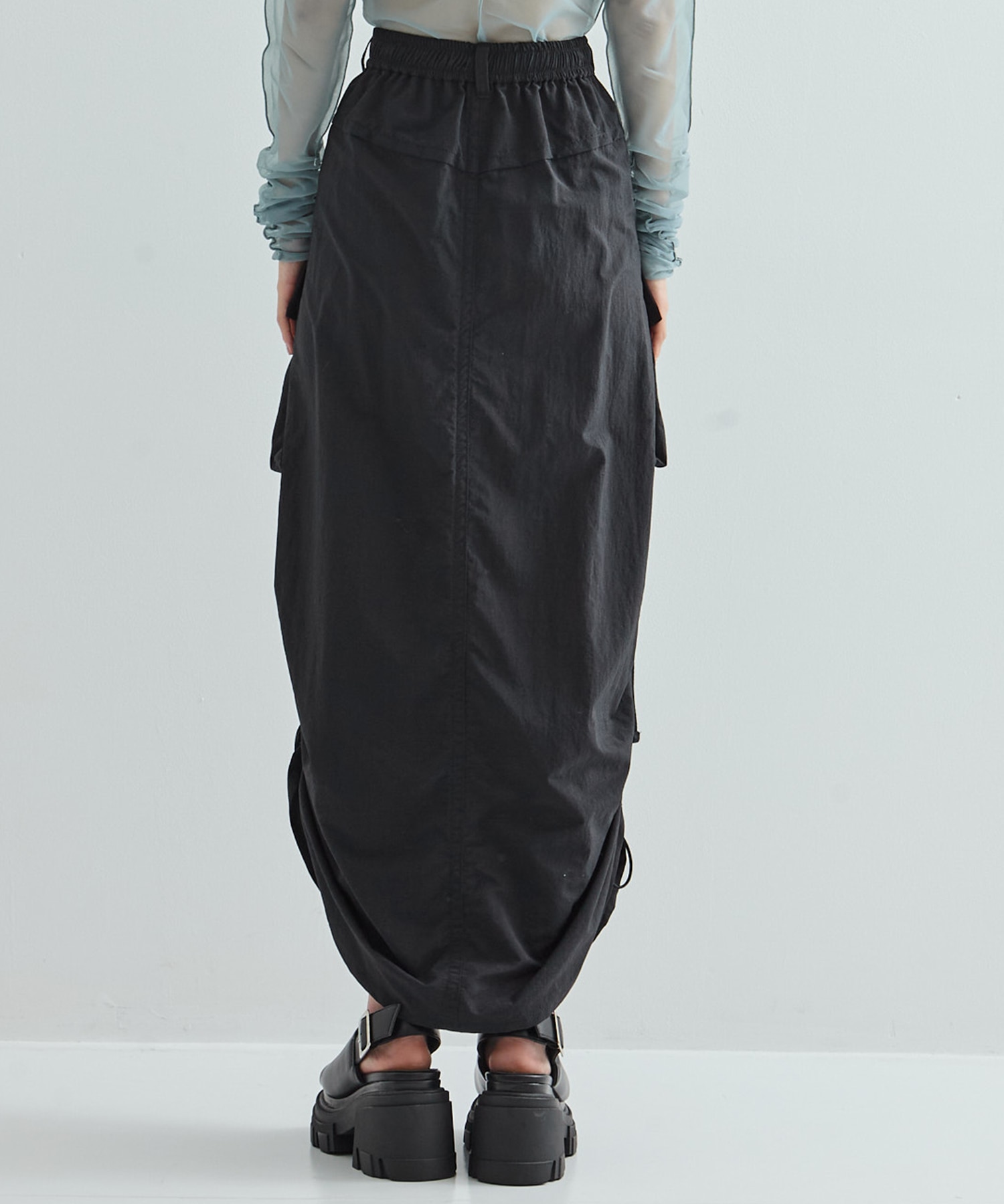 Drawstring Cargo Skirt STUDIOUS