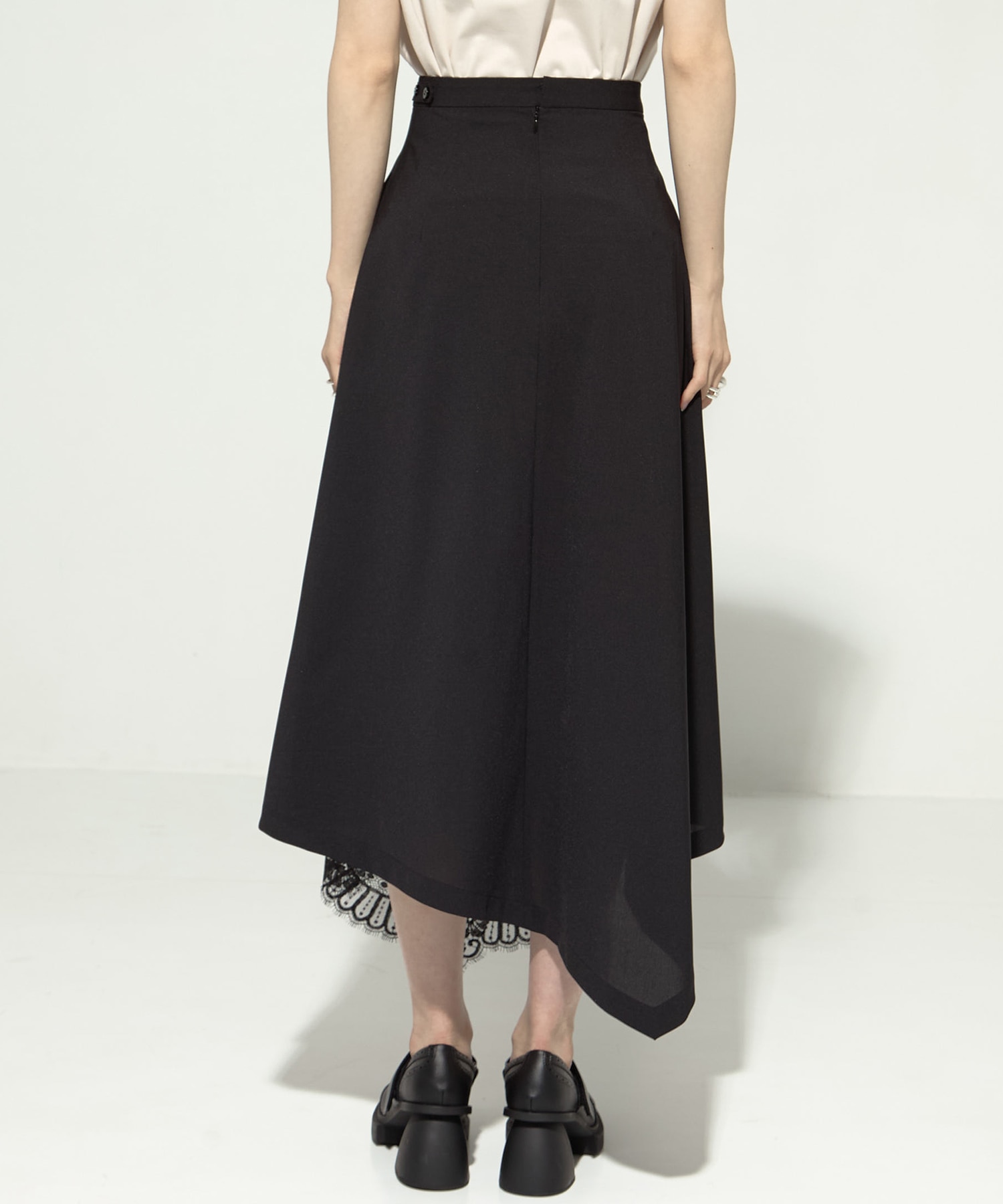 別注lace hem skirt AKANE UTSUNOMIYA