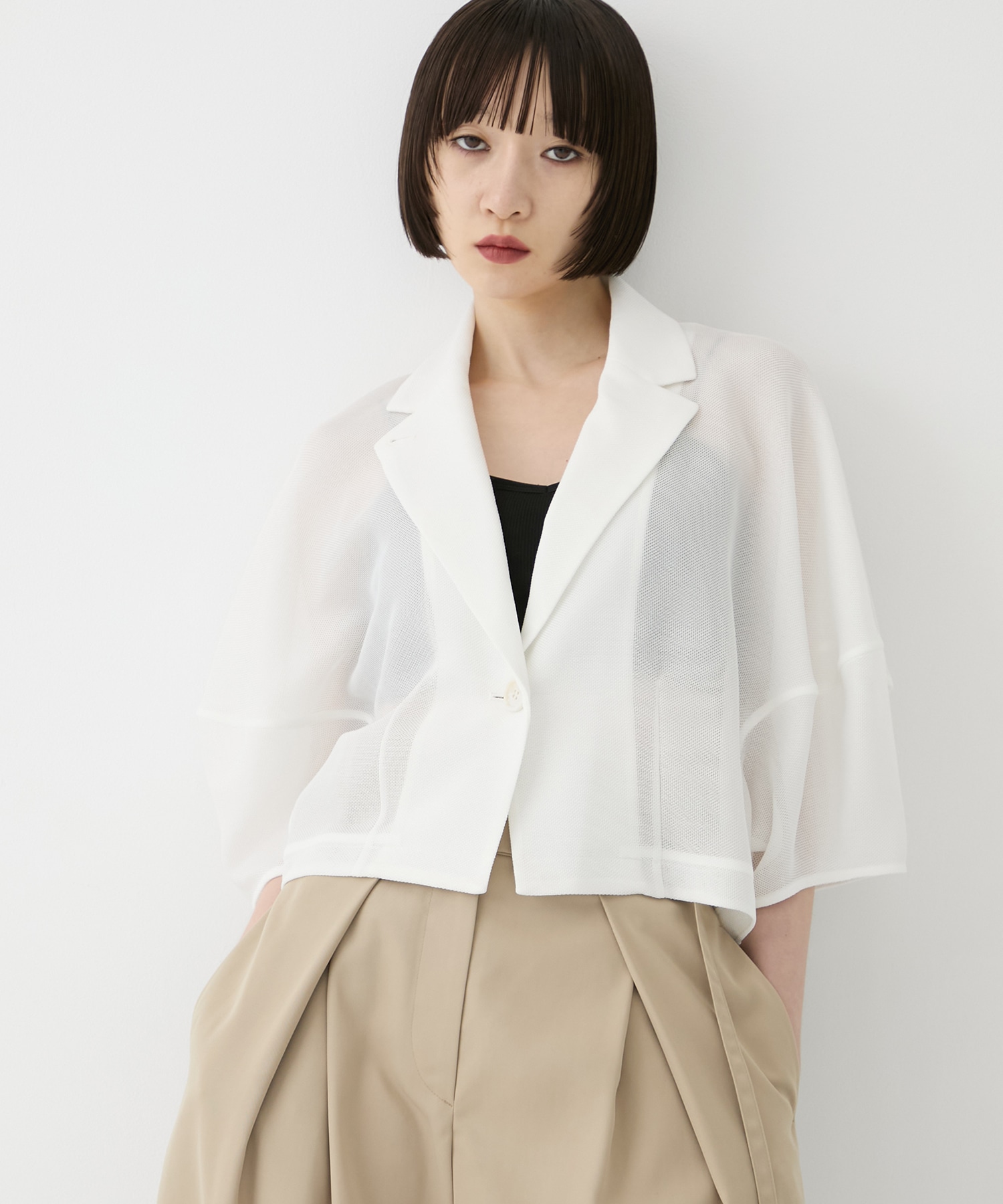 別注MESH LANTERN JACKET CLANE