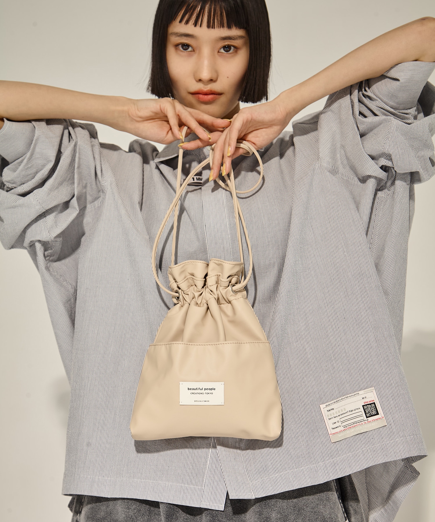 別注2wayショルダー巾着バッグ beautiful people