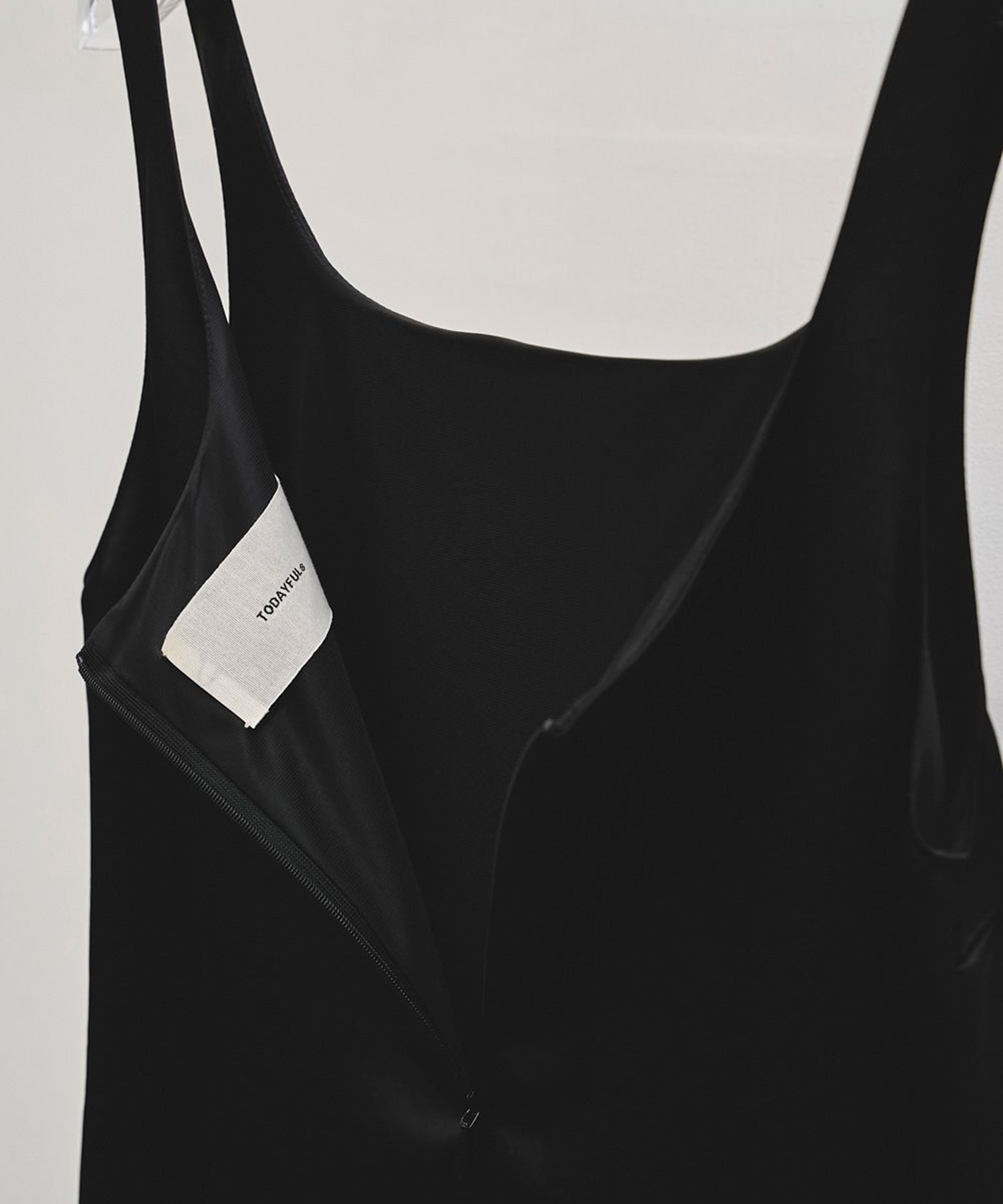 Squareneck Satin Dress TODAYFUL