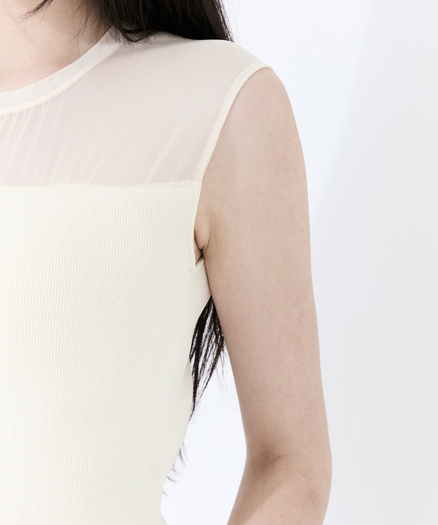 別注SKIN CUPTOPS(S BLACK): NICENICEMOMENT: WOMENS｜ STUDIOUS