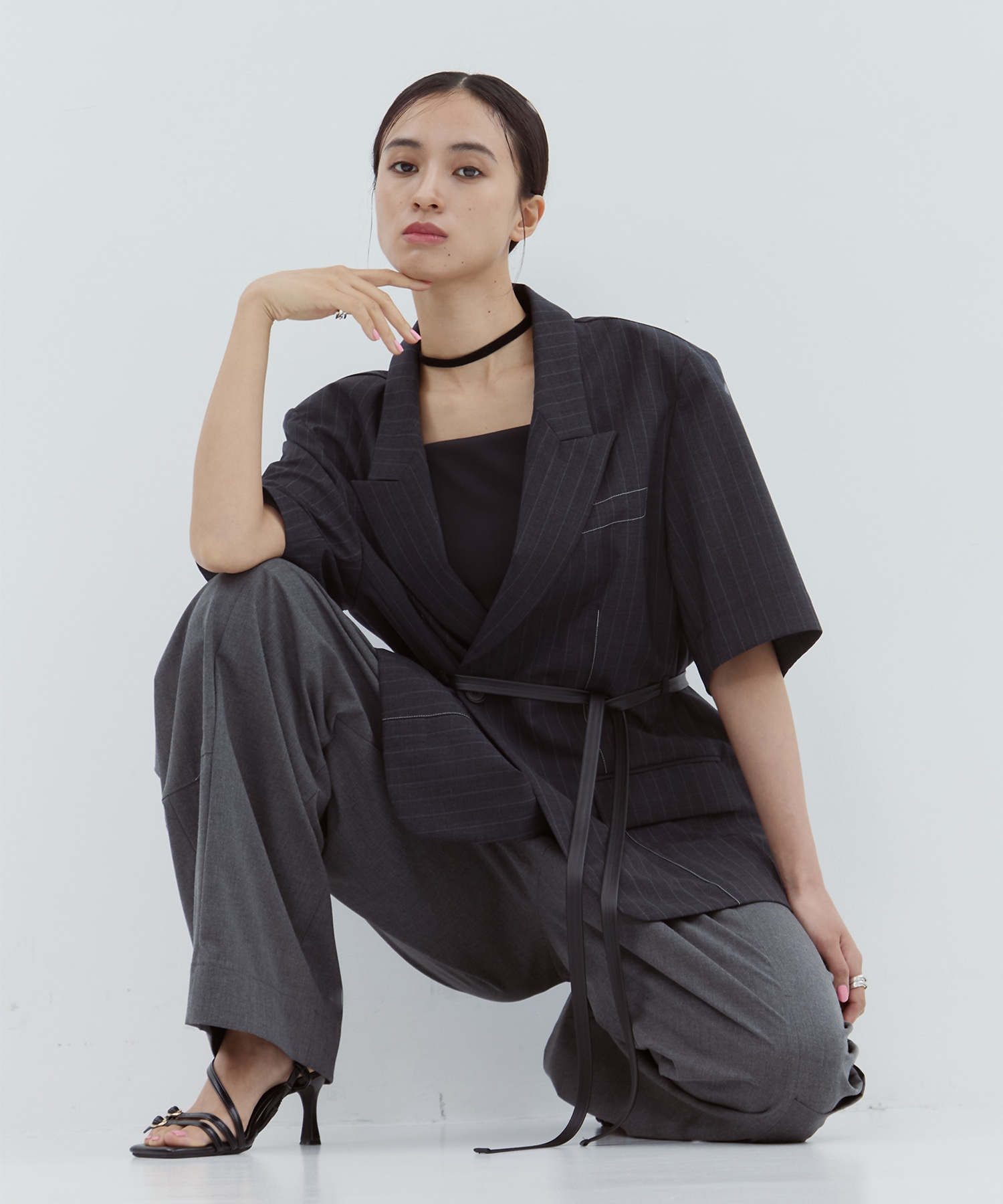 Half Sleeve Summer Wool Jacket STUDIOUS