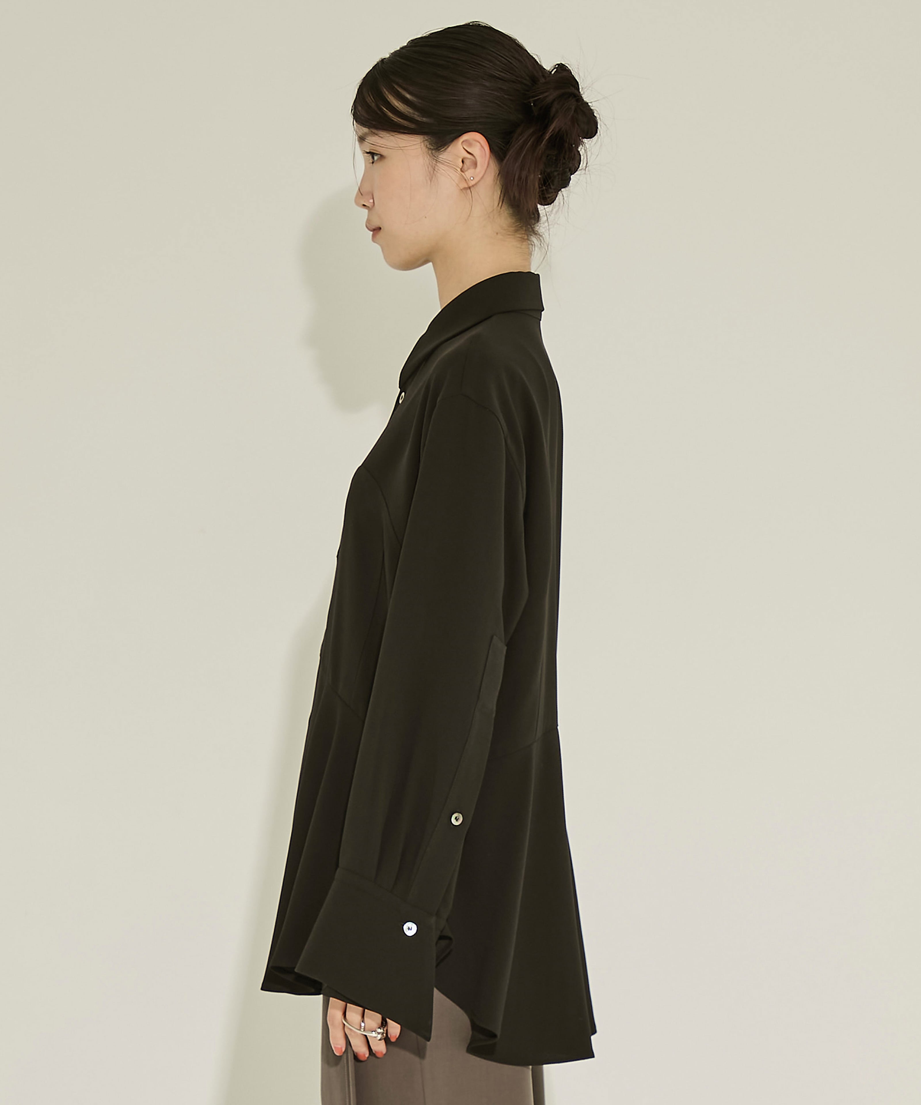 Peplum Hem Shirt UJOH