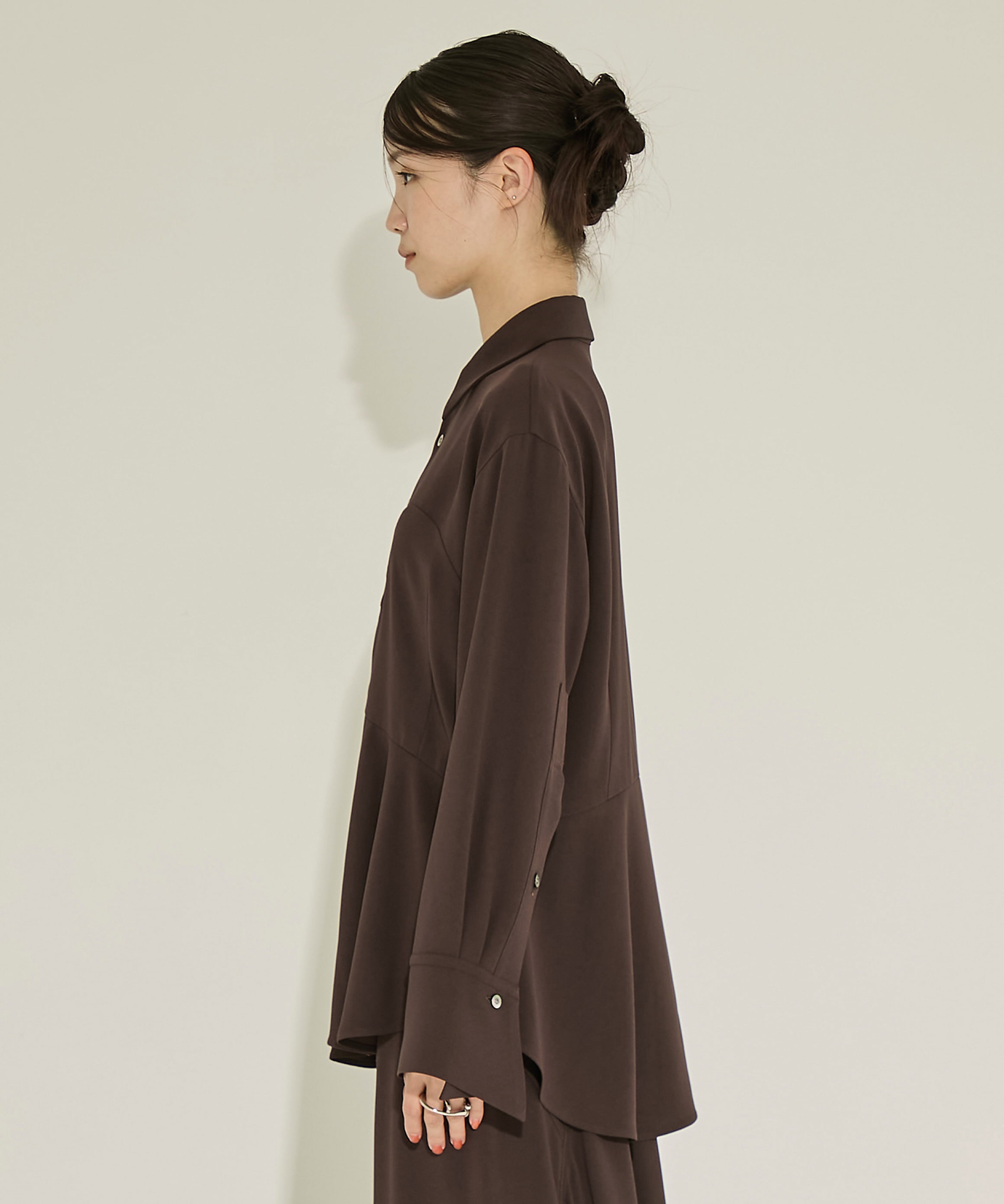 Peplum Hem Shirt UJOH
