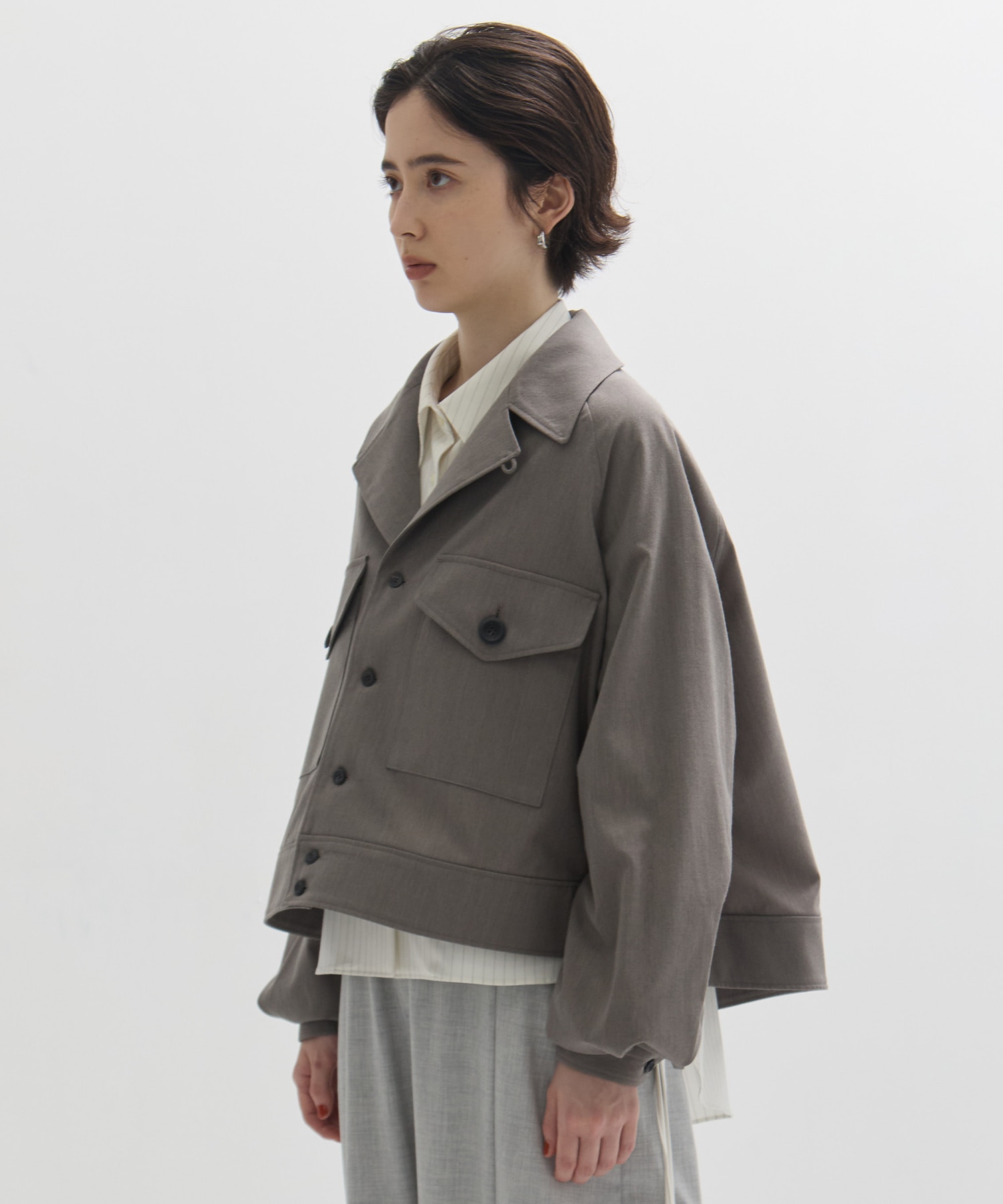 RERACS A-LINE CPO BLOUSE THE RERACS