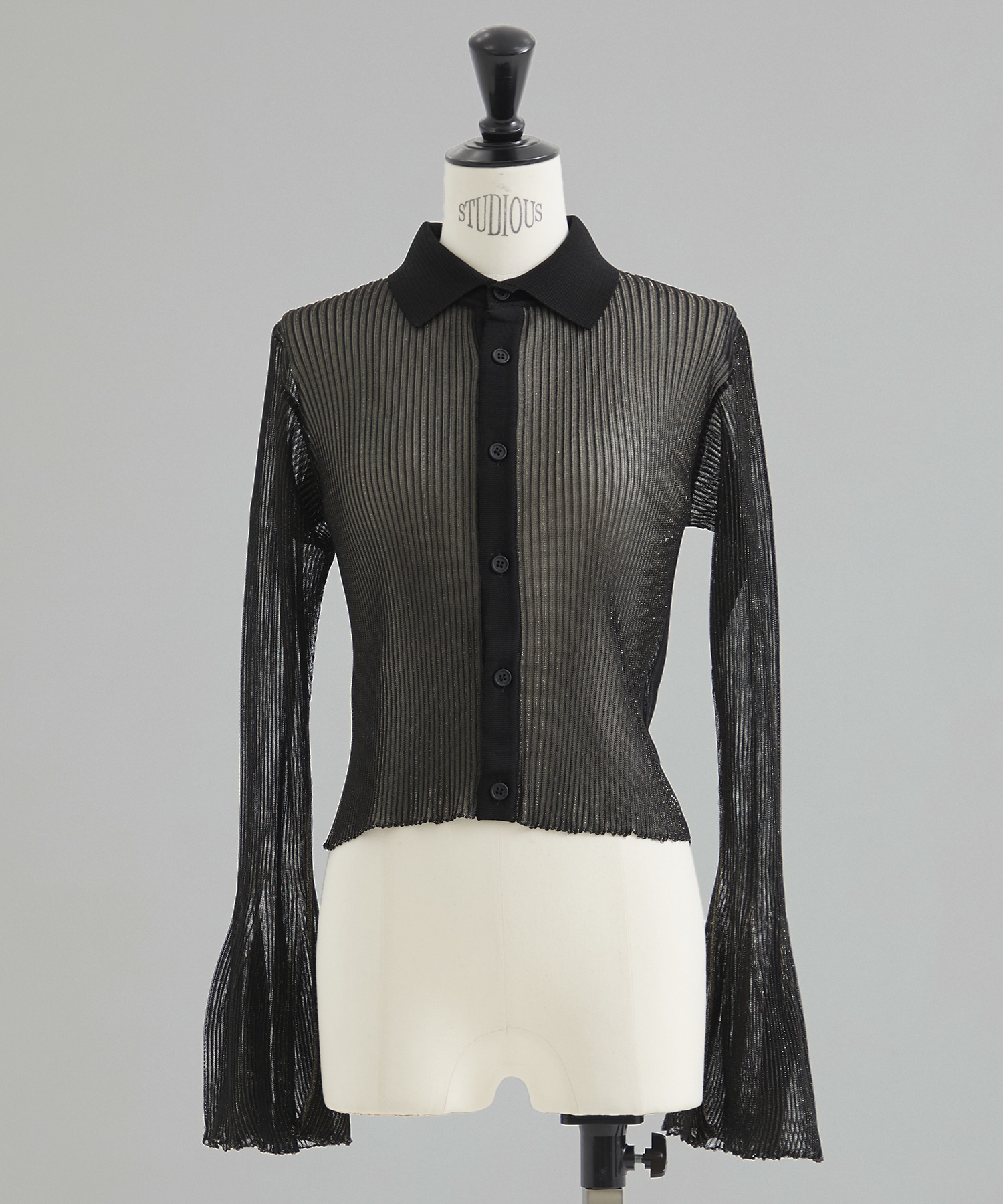 HYPHA LUCENT GLITTER SHIRT CARDIGAN CFCL