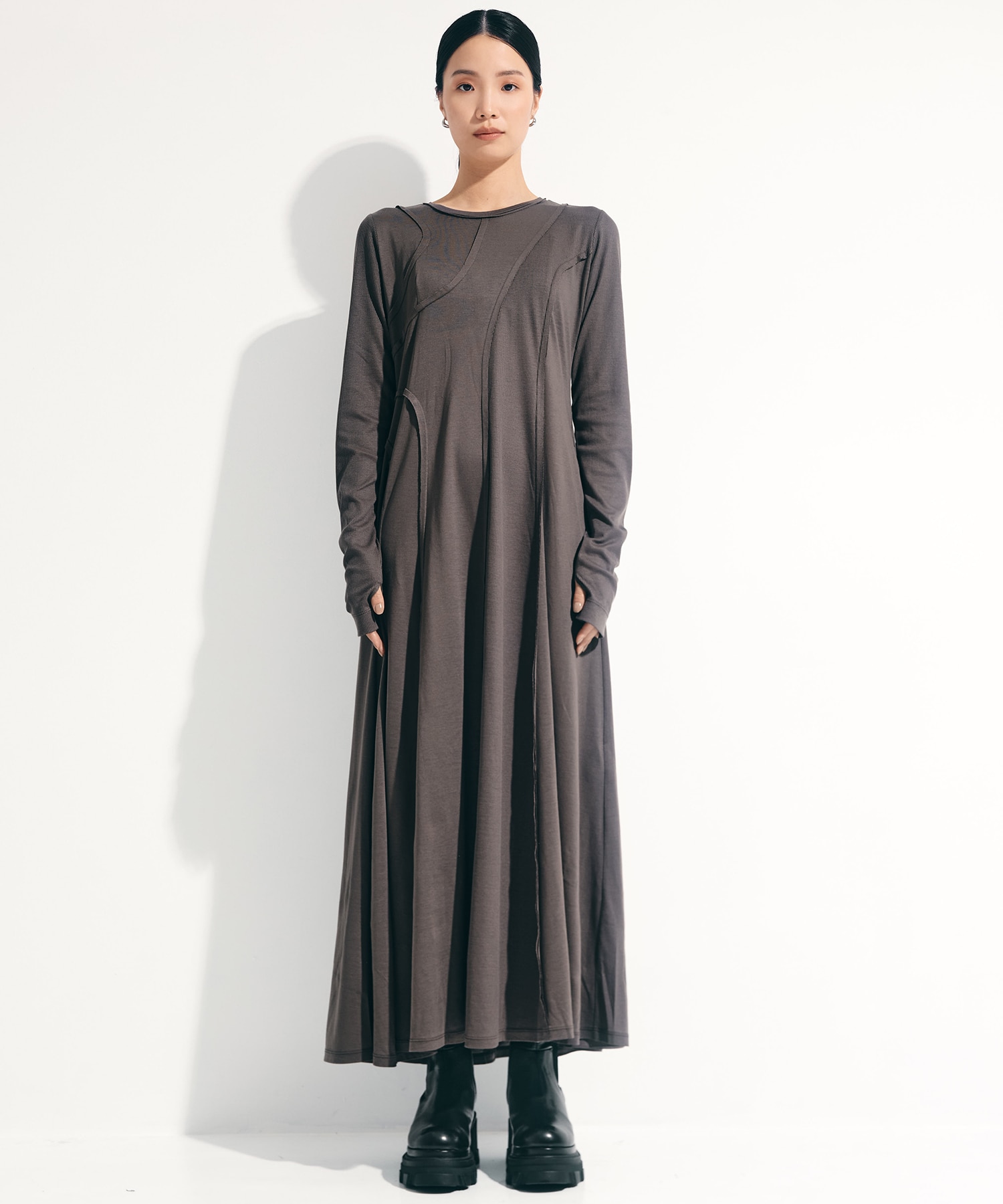 Deconstructed Jersey Dress 