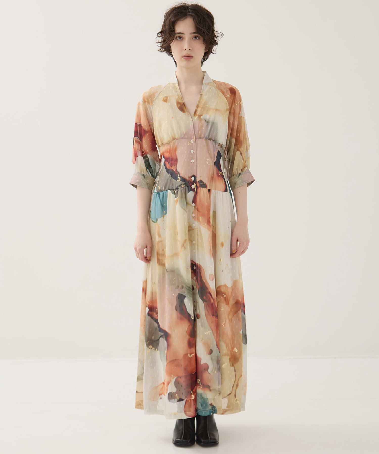 EX. Art Organdy Dress AMERI