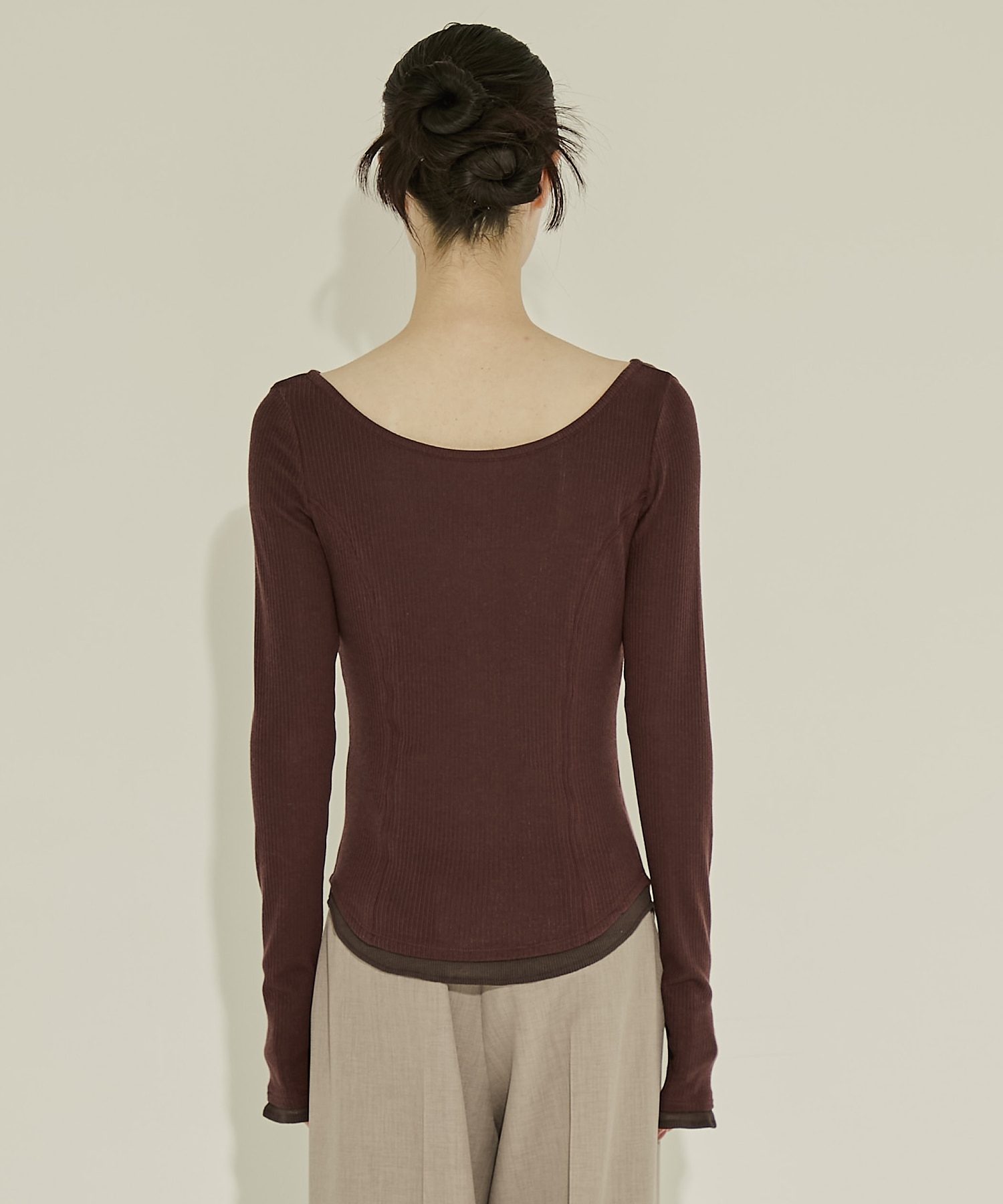 Cashmere Silk Long Tee STUDIOUS