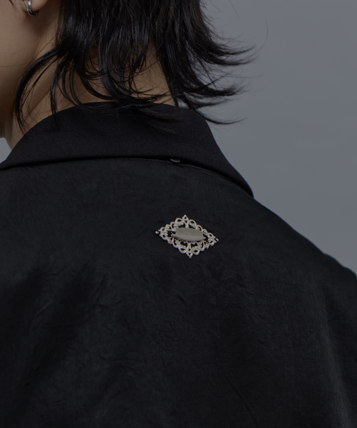 garter collar peaked lapel jacket tanakadaisuke