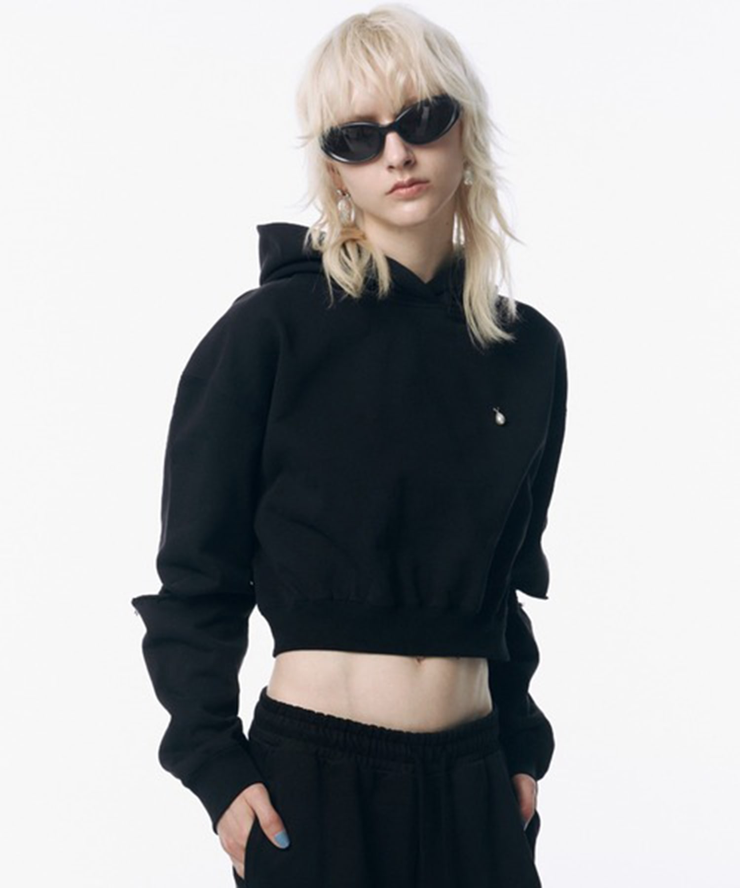 SLIT SHORT HOODIE JOSEMOON