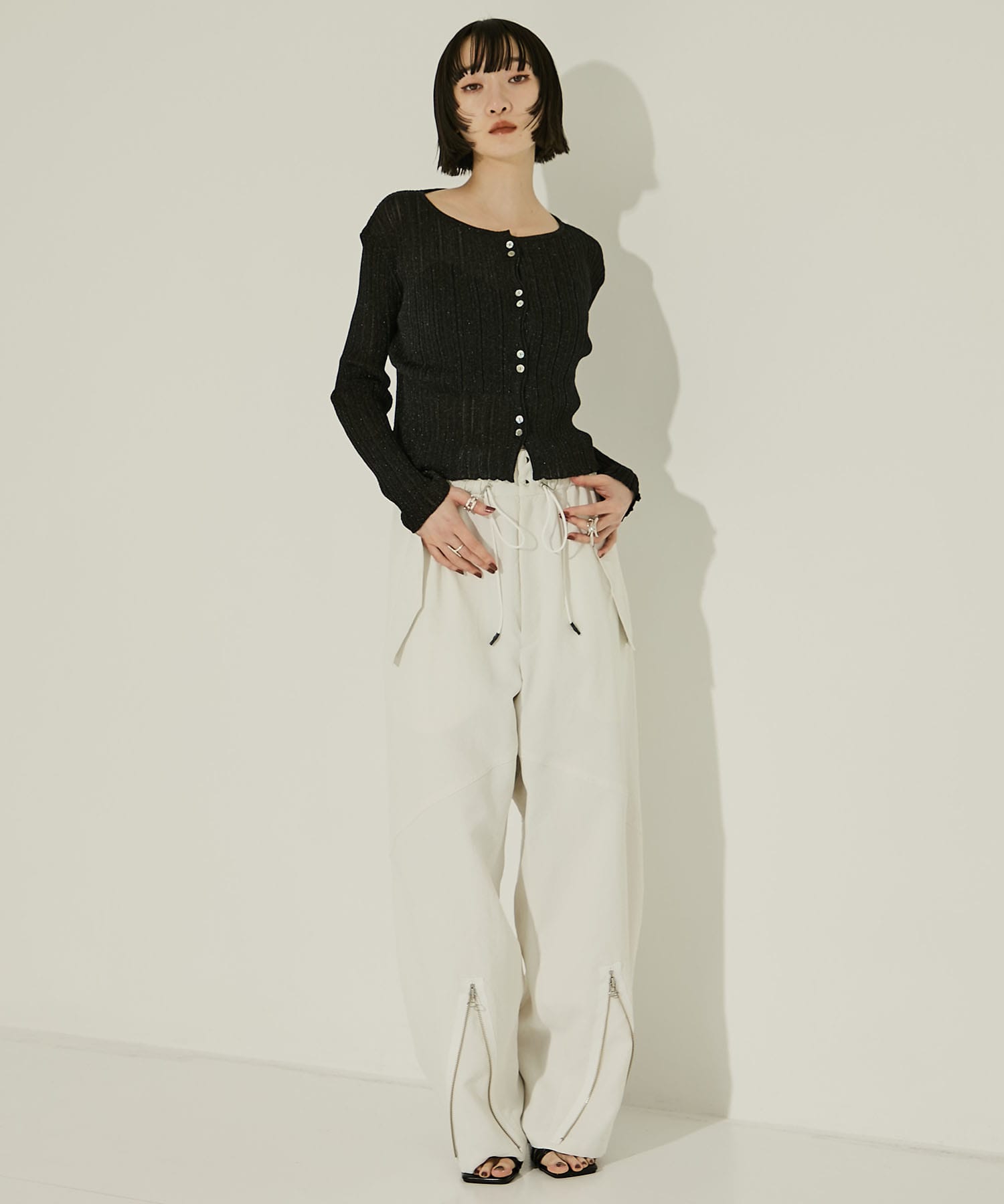 SHEER RANDOM LIB KNIT STUDIOUS